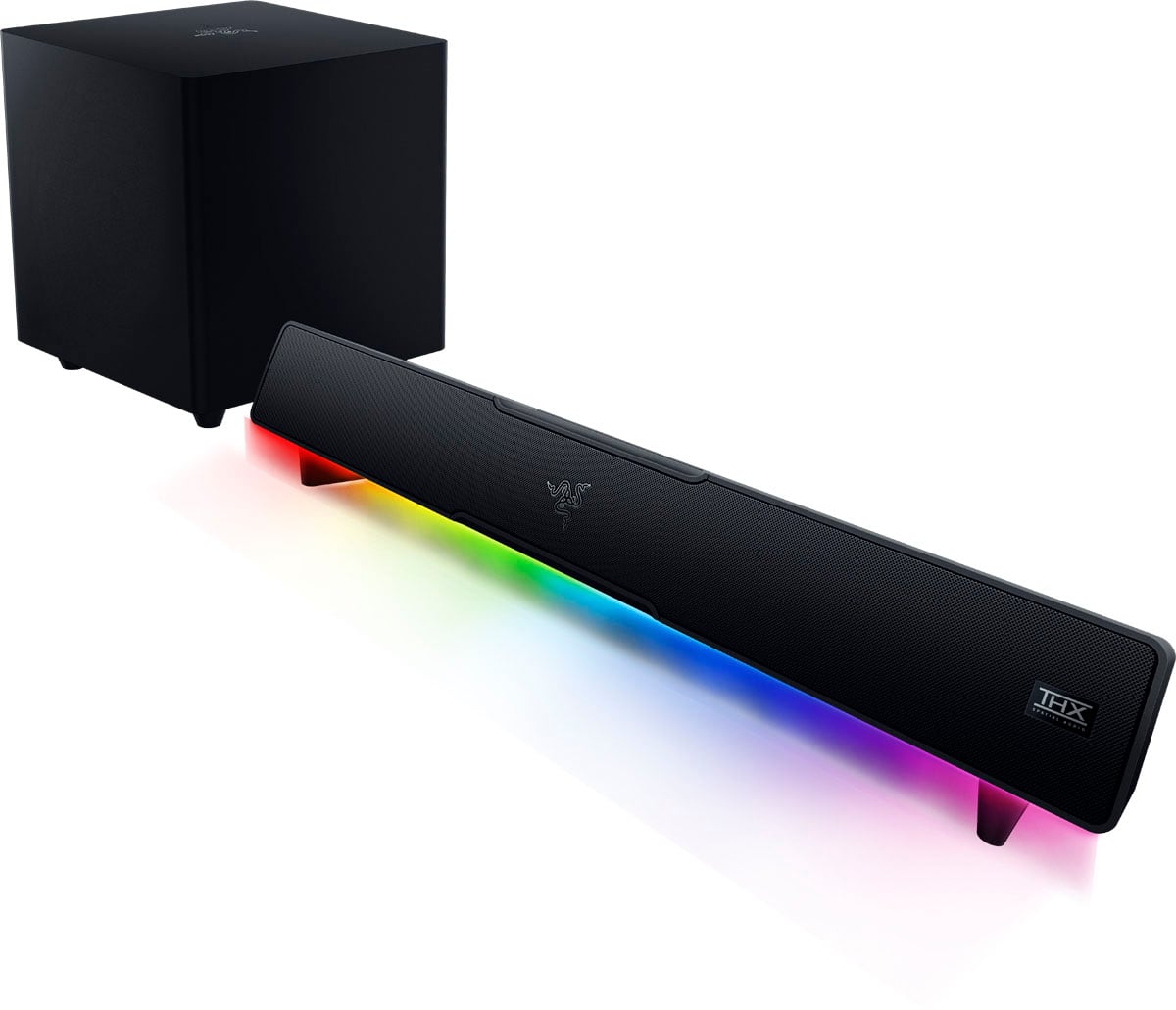 Razer - Leviathan V2 Bluetooth Gaming Speakers with RGB Lighting (2-Piece) - Black - Image 8