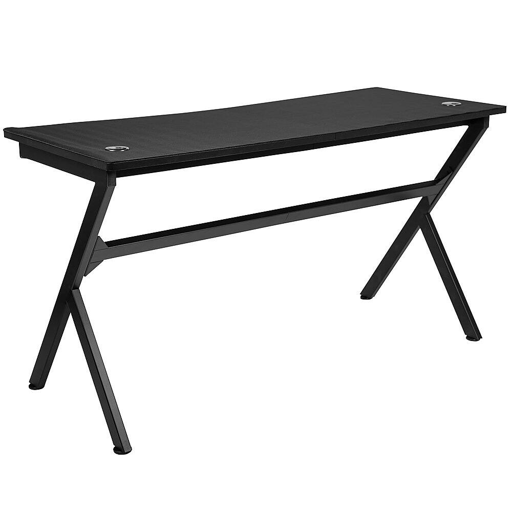 Alamont Home - Duncan Rectangle Modern Laminate Gaming Desk - Black - Image 6