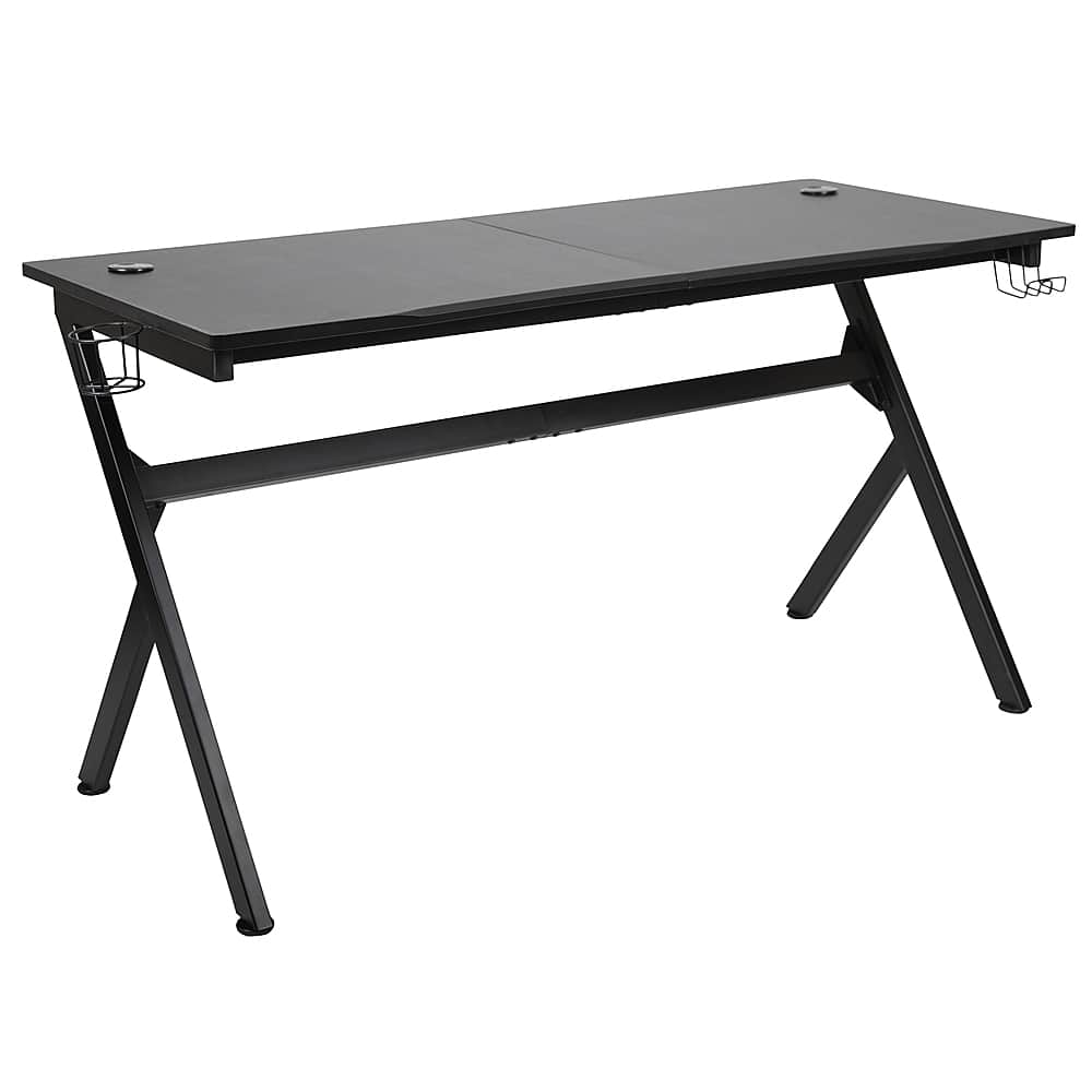 Alamont Home - Duncan Rectangle Modern Laminate Gaming Desk - Black - Image 9