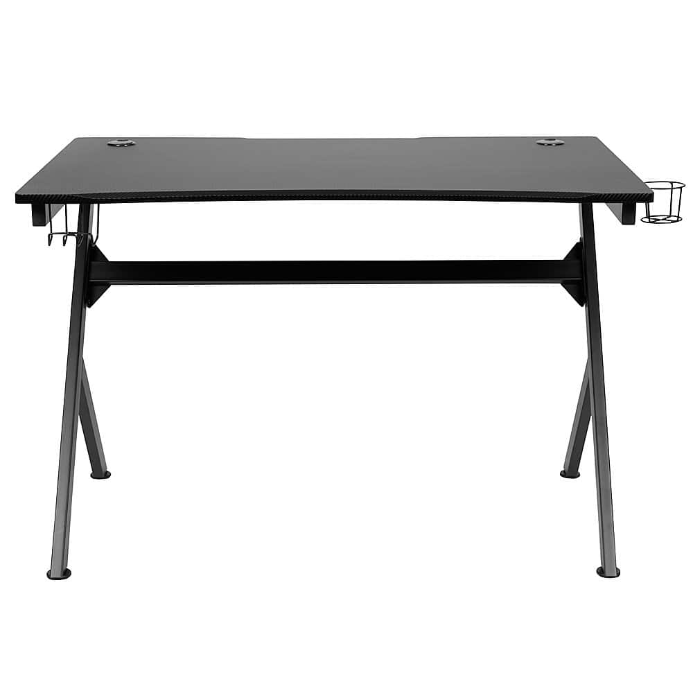Alamont Home - Duncan Rectangle Modern Laminate Gaming Desk - Black - Image 2