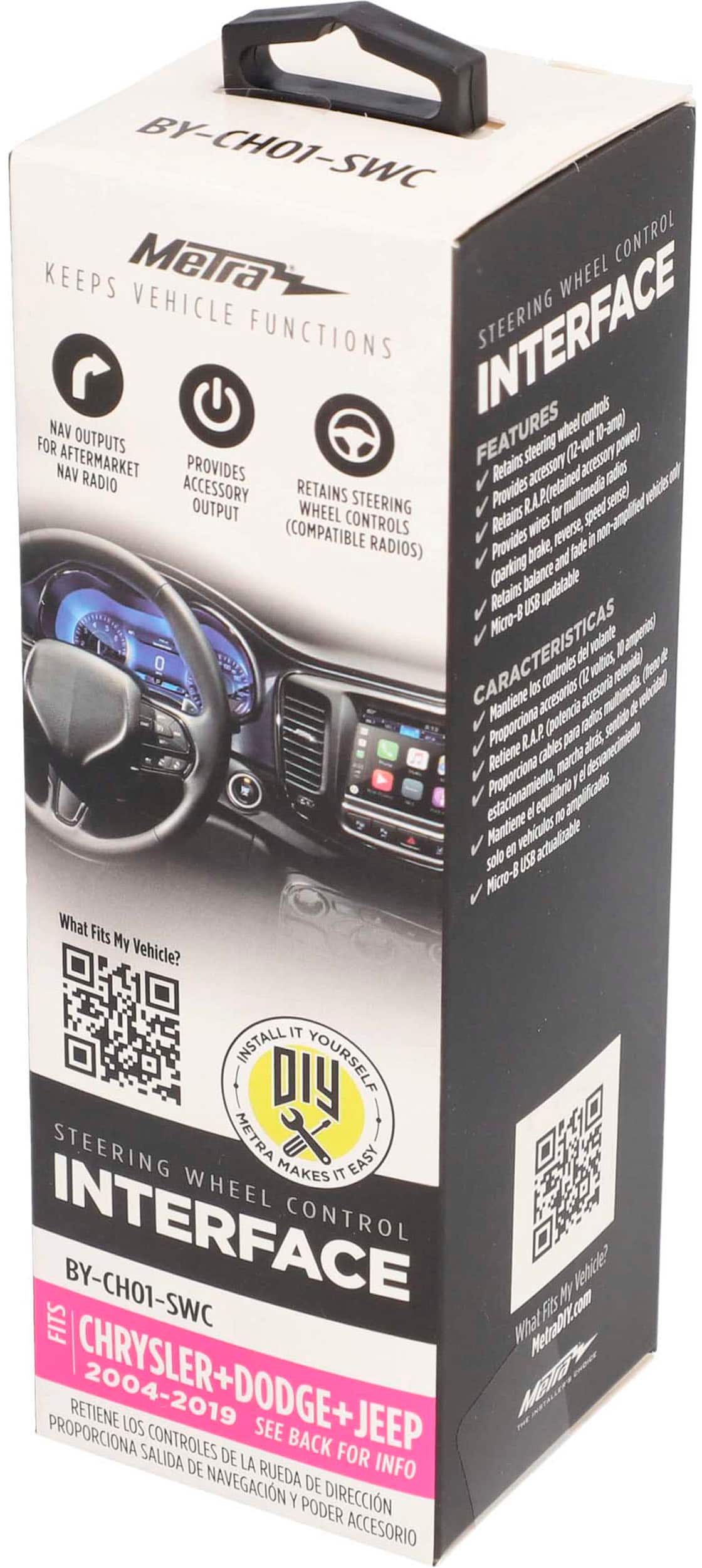 Metra - Steering Wheel Control Interface for Select Chrysler, Dodge and Jeep Vehicles - Black - Image 6