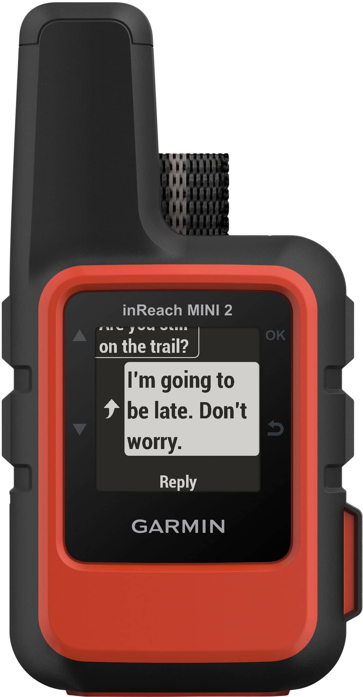 Garmin - inReach Mini 2 Compact Satellite Communicator 1.3" GPS with Built-In Bluetooth - Flame Red - Image 6