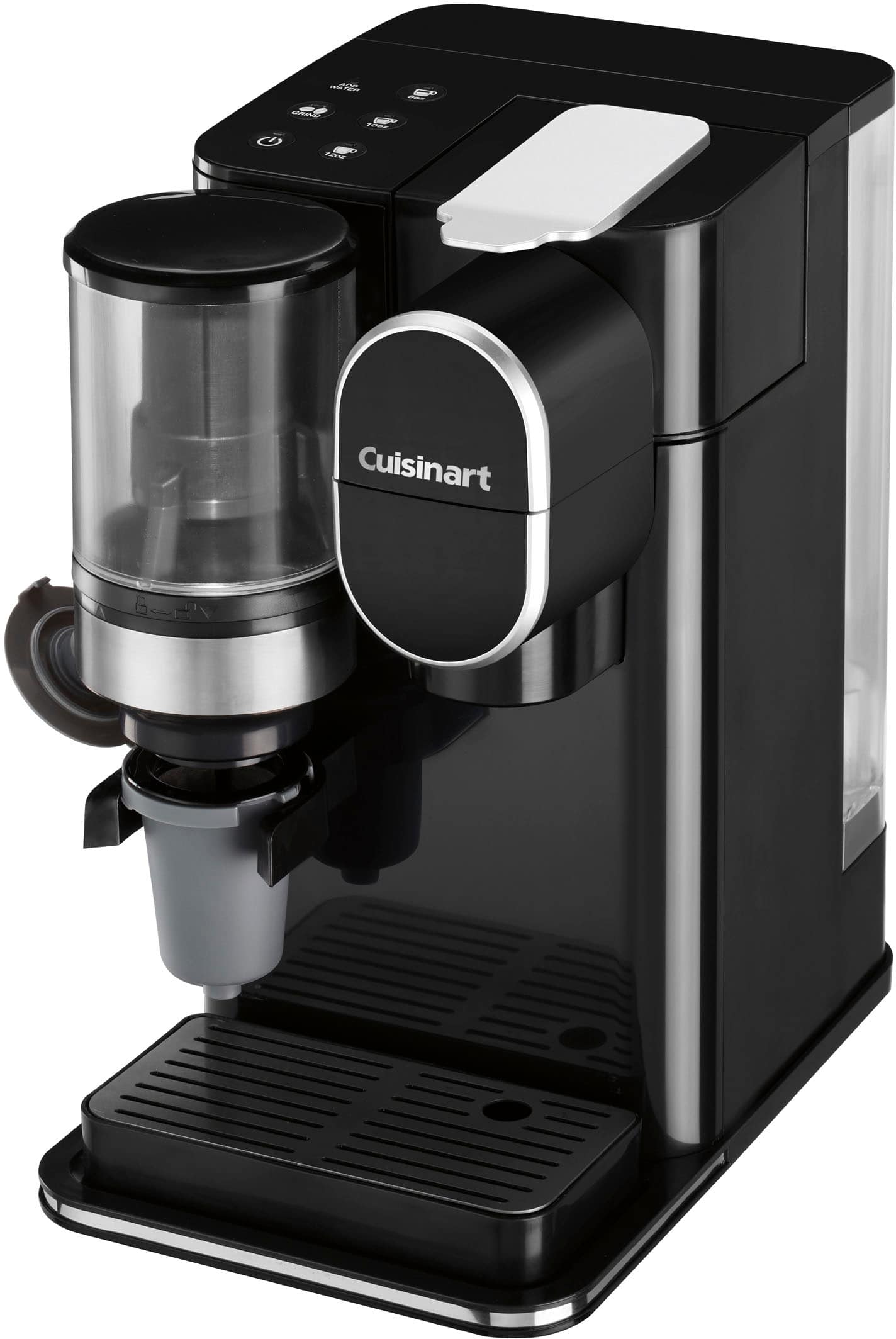 Cuisinart - Grind & Brew Single-Serve Coffeemaker - Black - Image 6