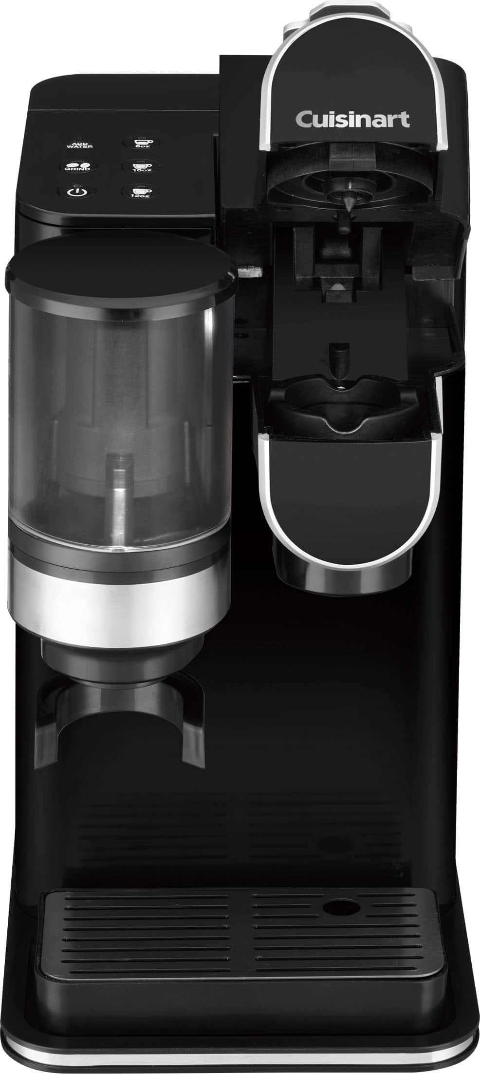 Cuisinart - Grind & Brew Single-Serve Coffeemaker - Black - Image 9
