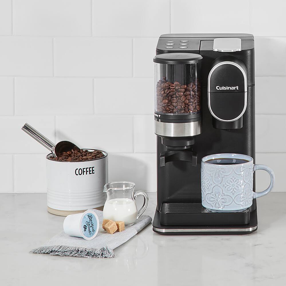 Cuisinart - Grind & Brew Single-Serve Coffeemaker - Black - Image 19