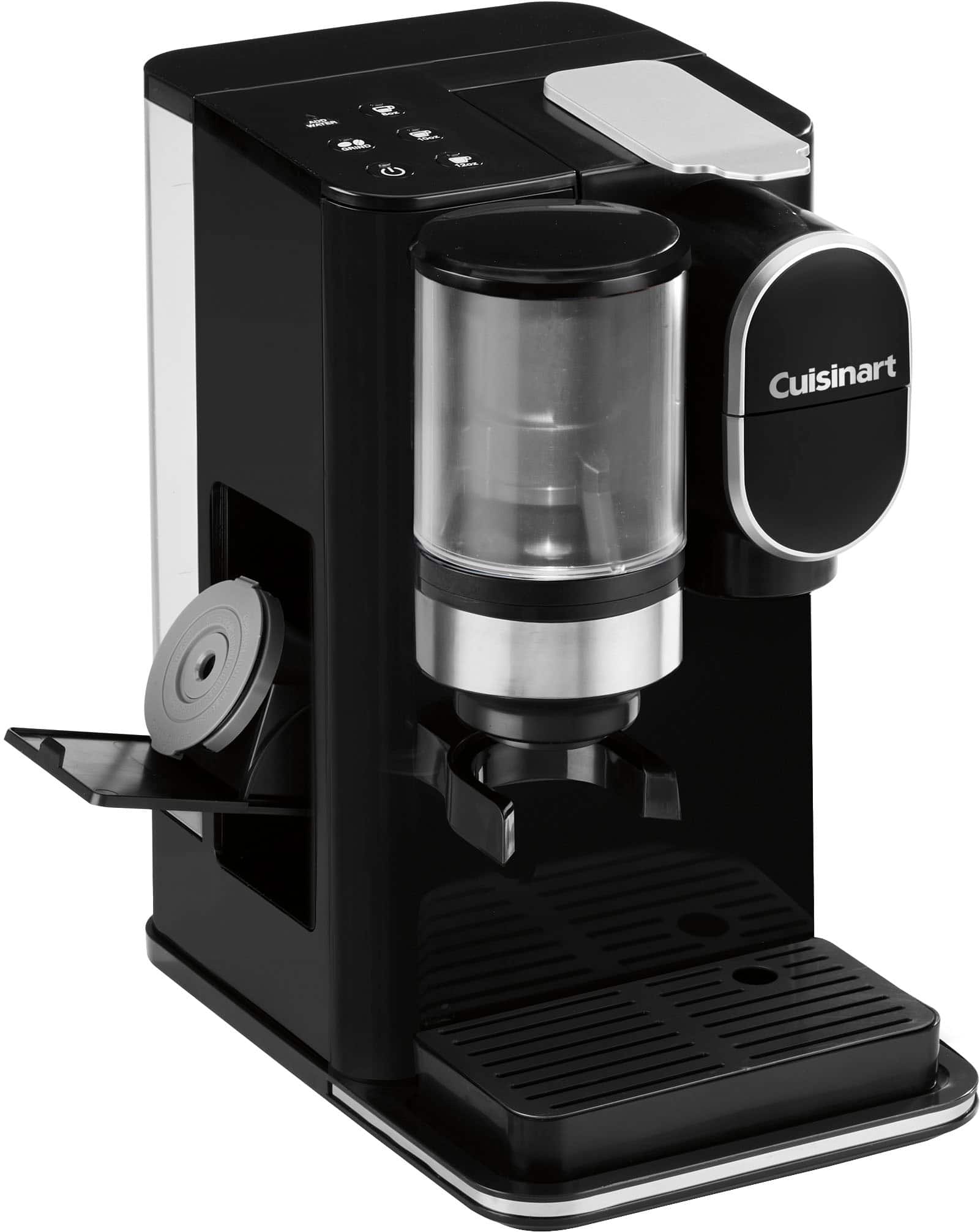 Cuisinart - Grind & Brew Single-Serve Coffeemaker - Black - Image 4