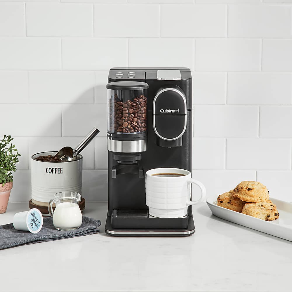 Cuisinart - Grind & Brew Single-Serve Coffeemaker - Black - Image 24