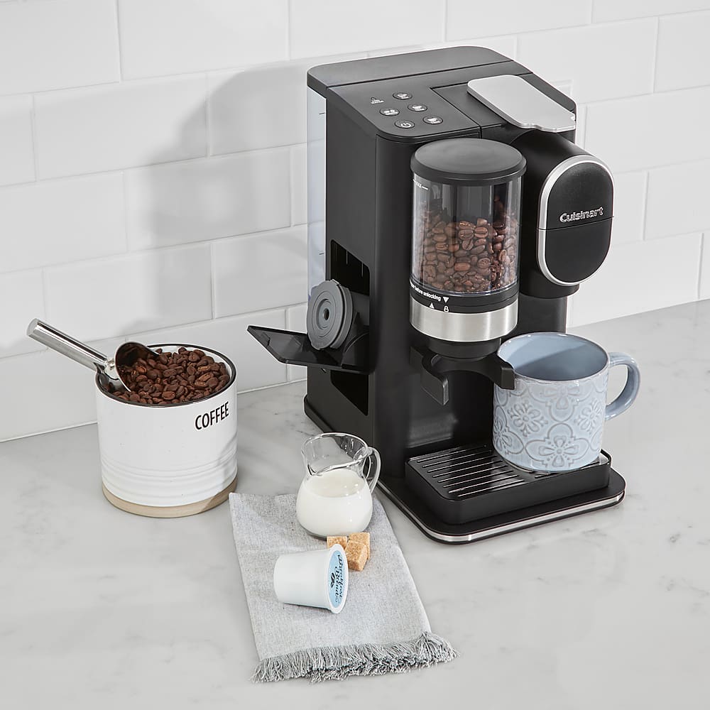 Cuisinart - Grind & Brew Single-Serve Coffeemaker - Black - Image 27