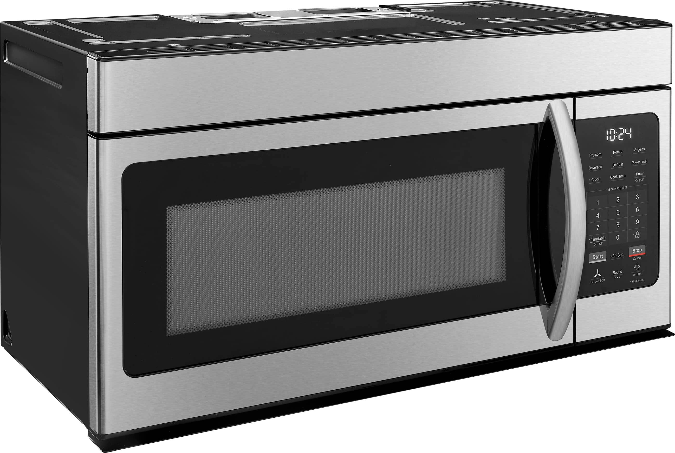 Insignia™ - 1.6 Cu. Ft. Over-the-Range Microwave - Stainless Steel - Image 9