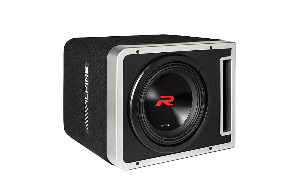 Alpine - Halo R2-Series 10" Dual Voice Coil 4-Ohm Loaded Subwoofer Enclosure - Black - Image 2