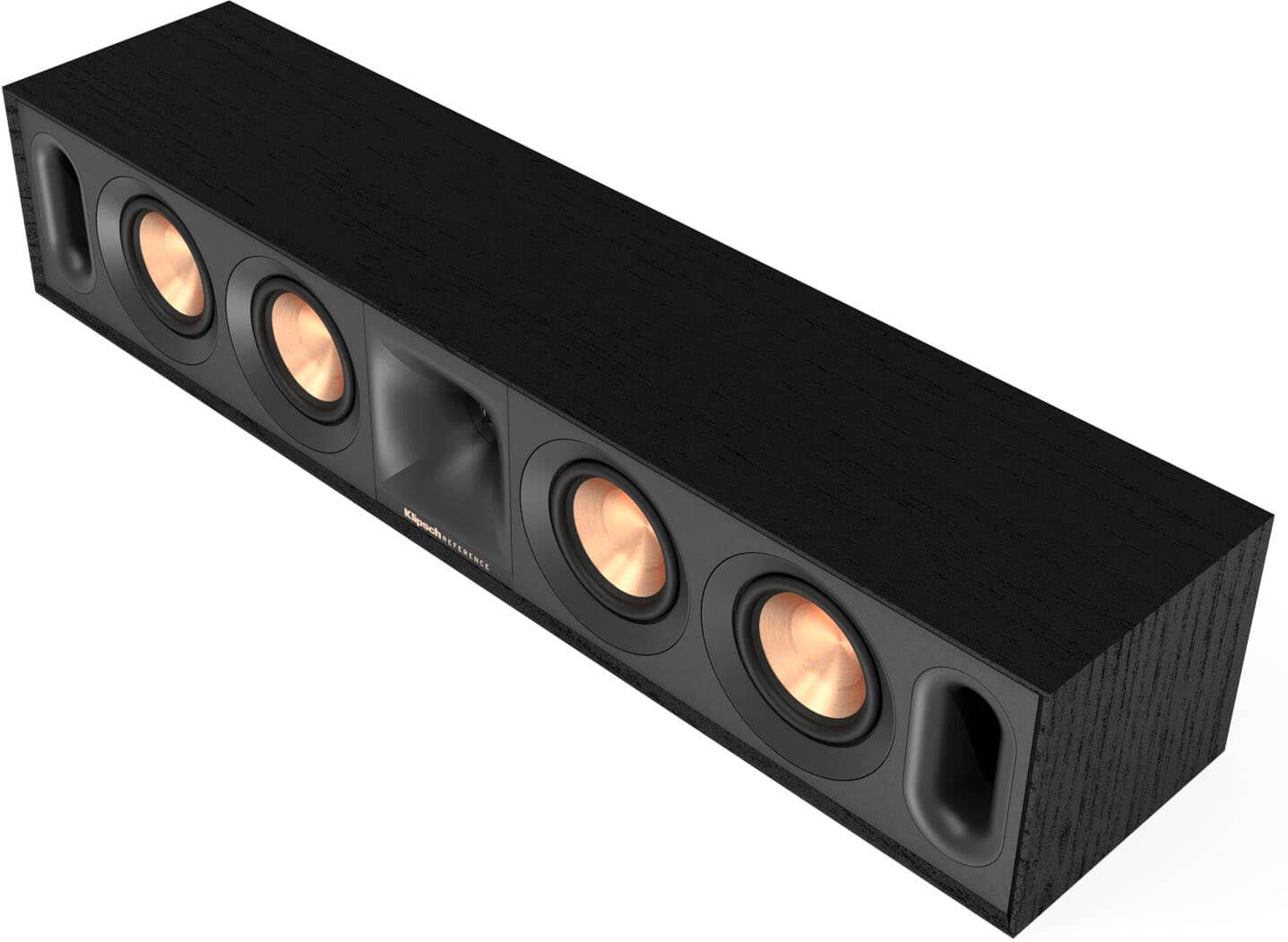 Klipsch - Next Gen Reference Series Quad 3-1/2" 400-Watt Passive 2-Way Center-Channel Speaker - Black - Image 2