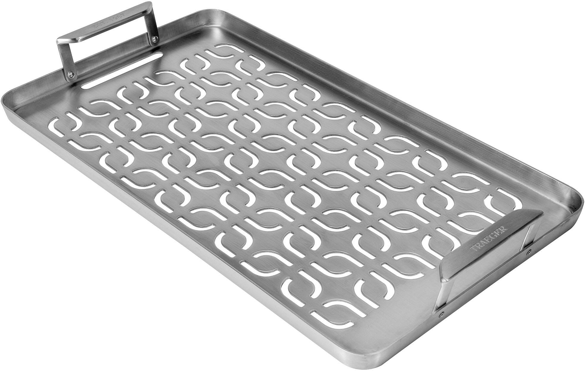 Traeger Grills - ModiFIRE Fish & Veggie Stainless Steel Grill Tray - Silver - Image 2