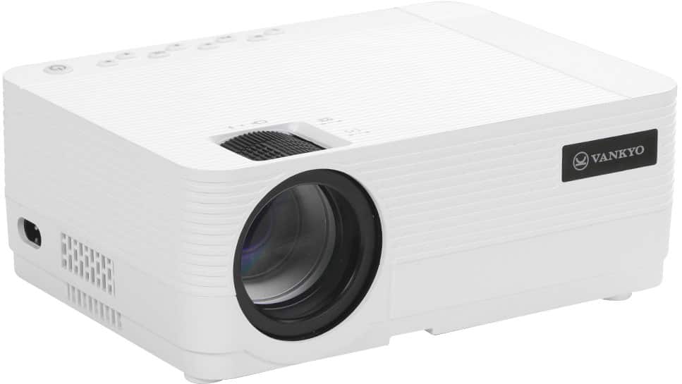 Vankyo - Leisure 470 Pro Native 1080P Wireless Single LCD Mini Projector - White - Image 2