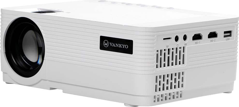Vankyo - Leisure 470 Pro Native 1080P Wireless Single LCD Mini Projector - White - Image 4