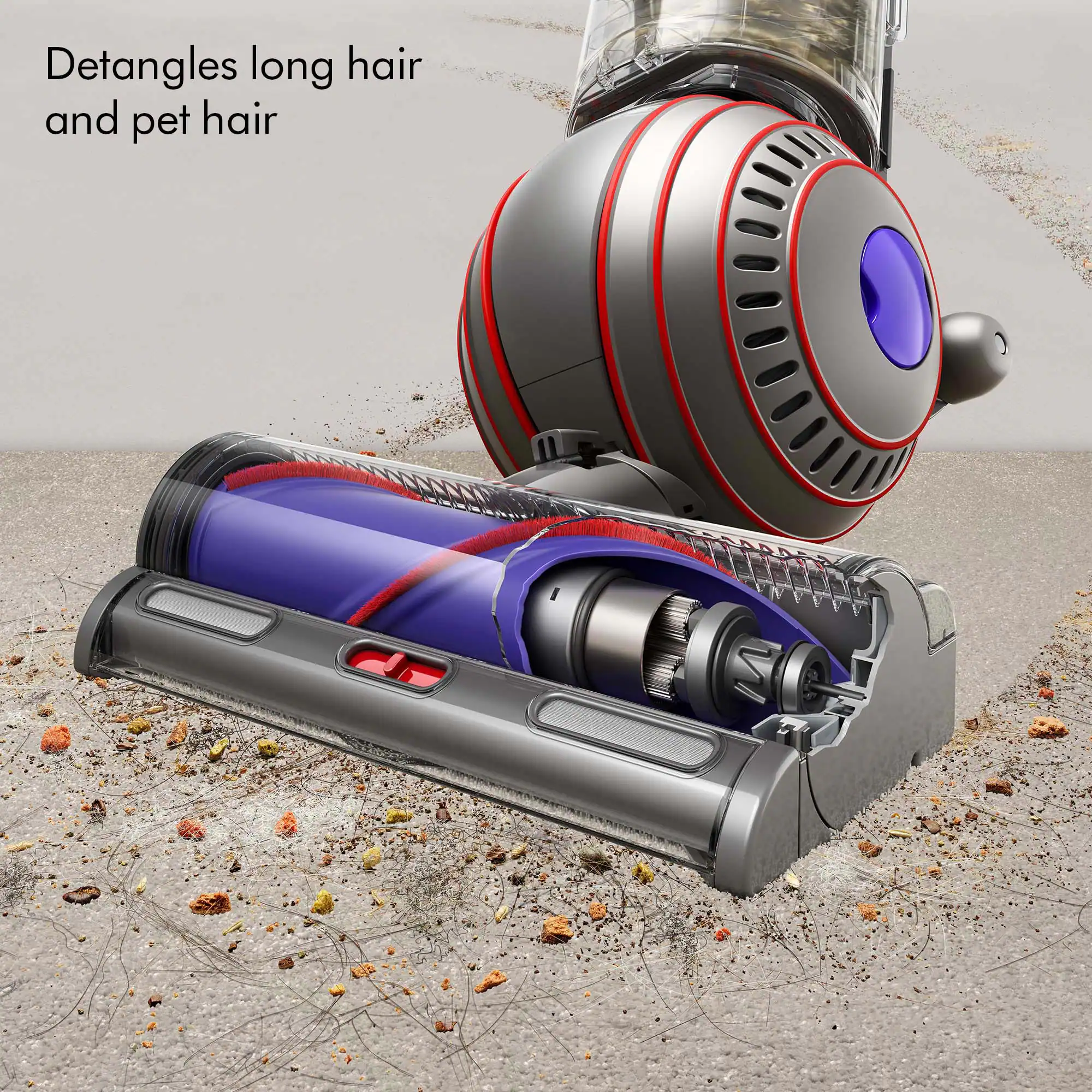 Dyson - Ball Animal 3 Upright Vacuum with 2 accessories - Nickel/Silver - Image 4