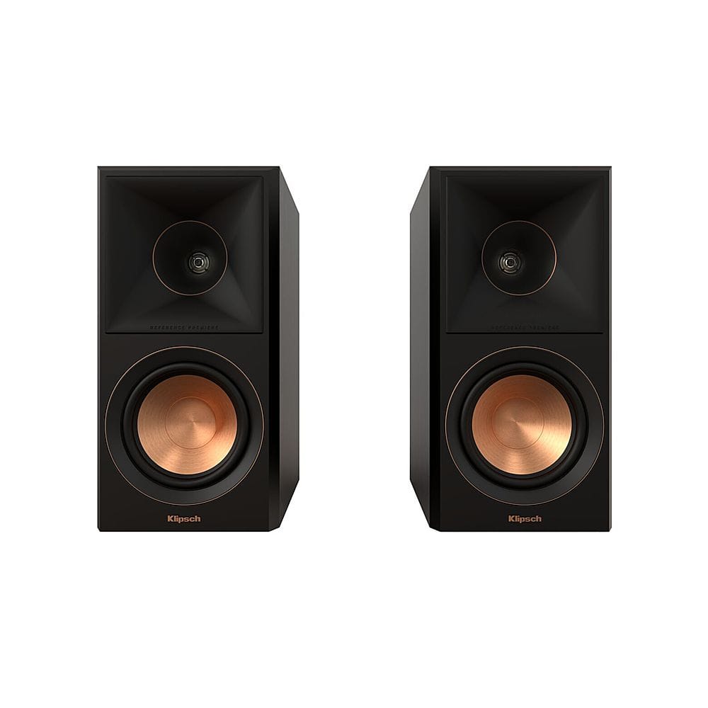 Klipsch - Reference Premiere Dual 5.25" 300-Watt Passive 2-Way Bookshelf Speaker (Pair) - Ebony