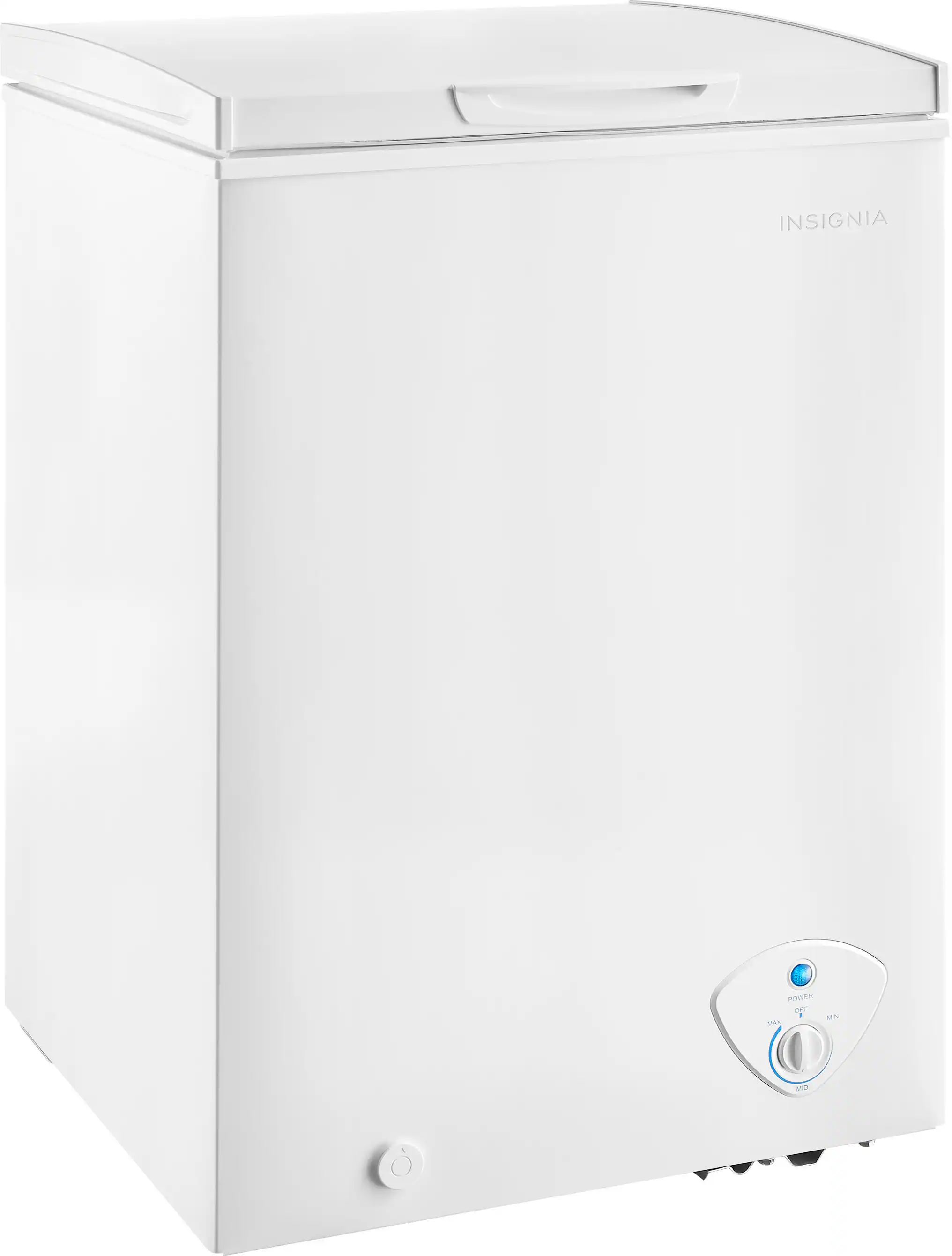 Insignia™ - 3.5 Cu. Ft. Garage-Ready Chest Freezer - White - Image 9
