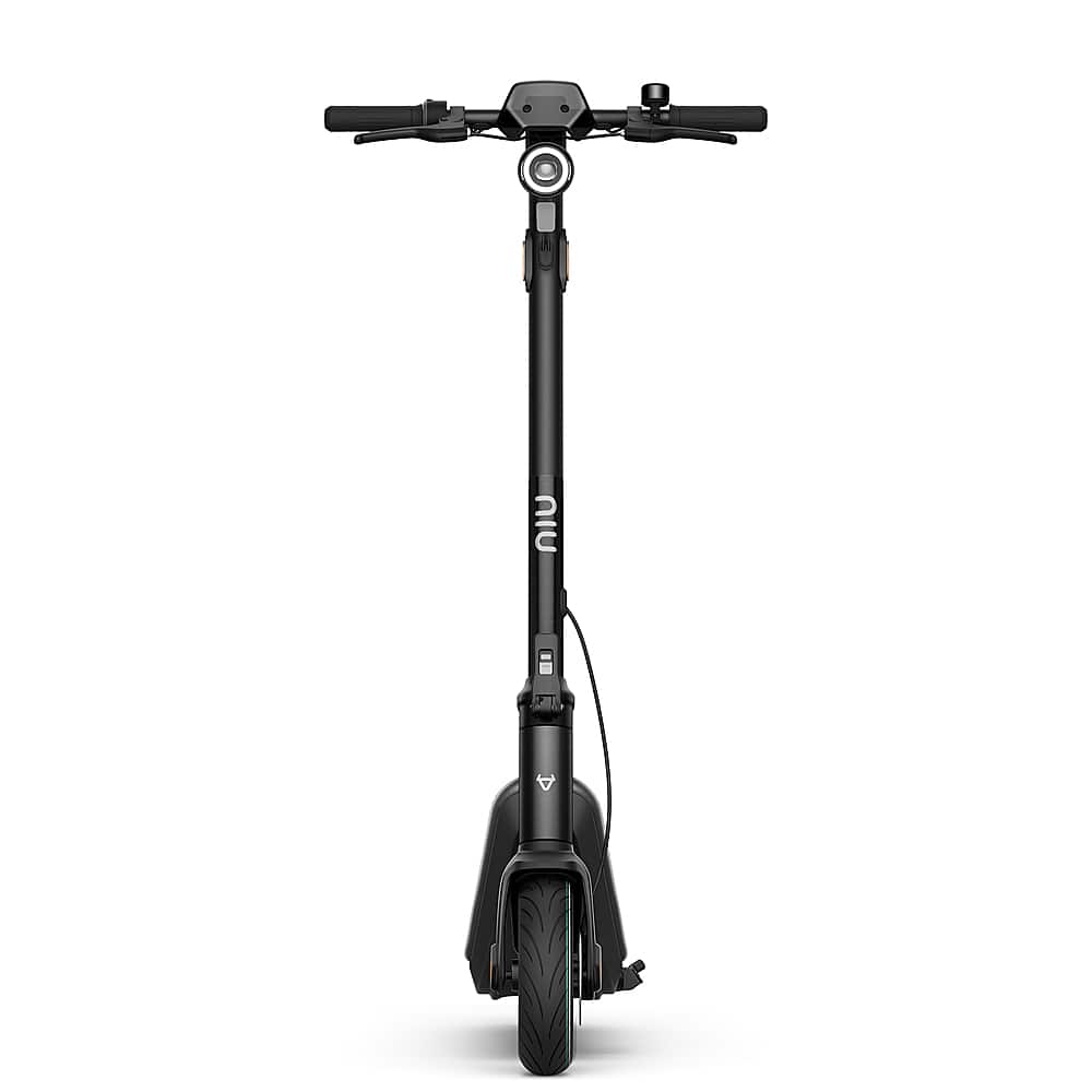 NIU - KQi3 Pro Foldable Electric Kick Scooter w/ 31 mi Max Operating Range & 20 mph Max Speed - Black - Image 4
