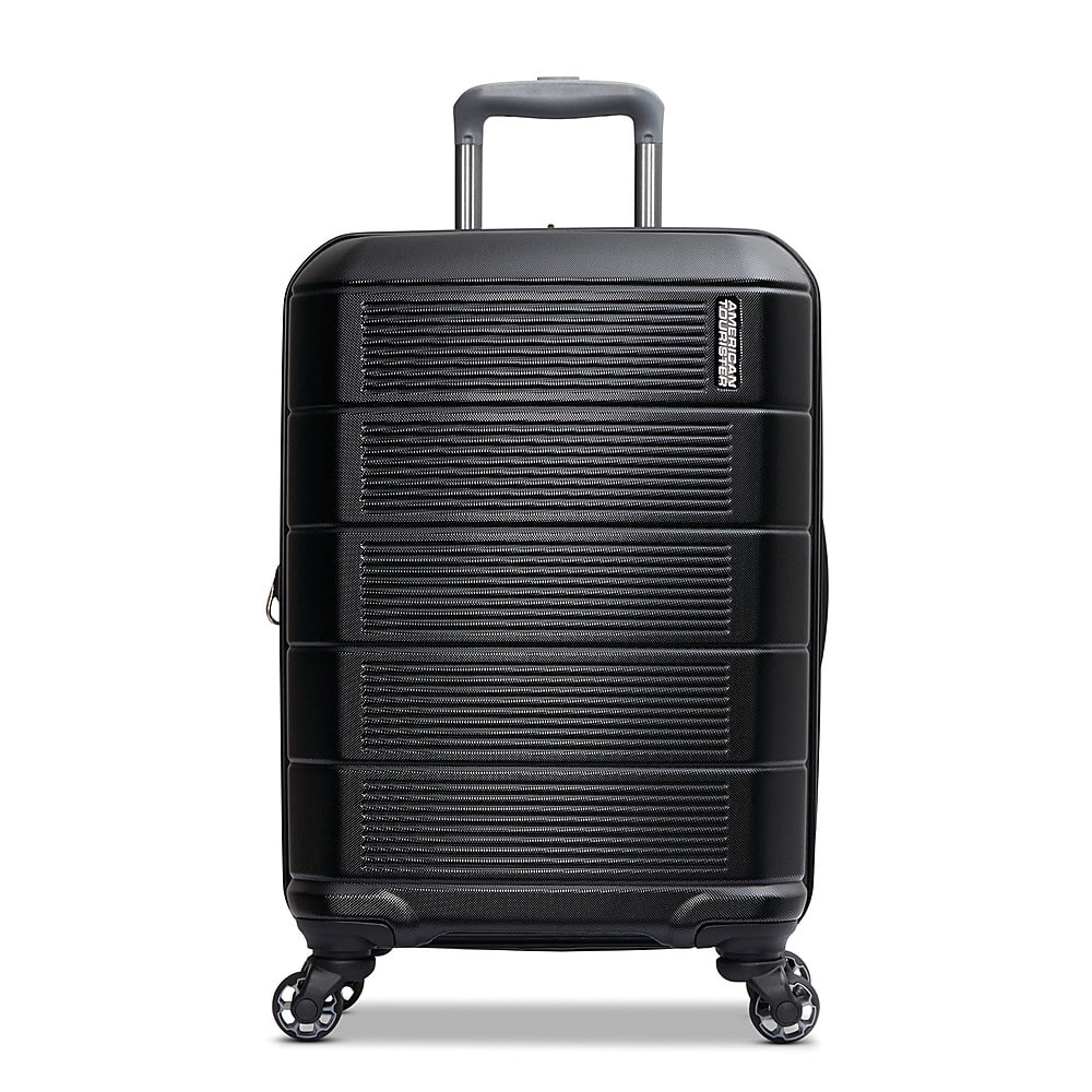 American Tourister - Stratum 2.0 22" Spinner Expandable Carry-On Suitcase - Jet Black - Image 2