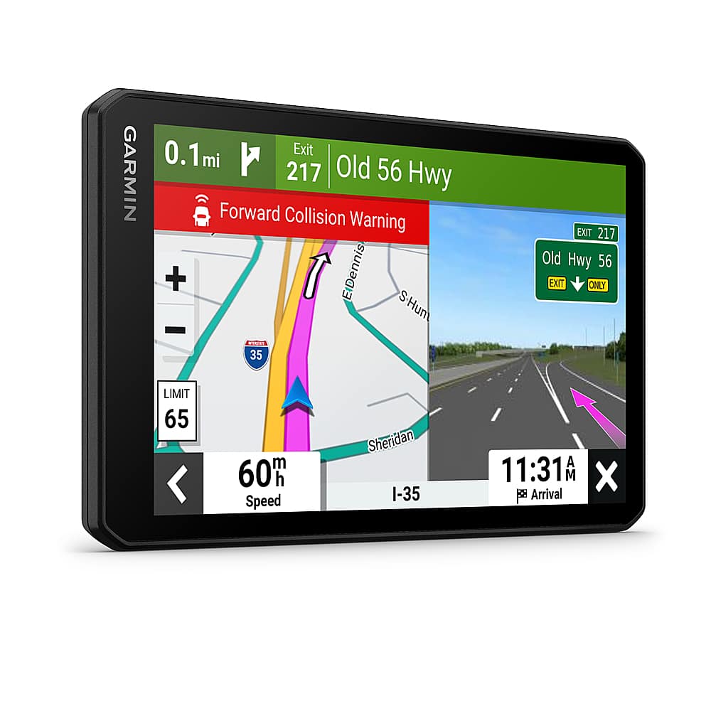 Garmin - DriveCam 76 7" GPS Navigator with Built-In Camera and Built-In Bluetooth - Black - Image 2