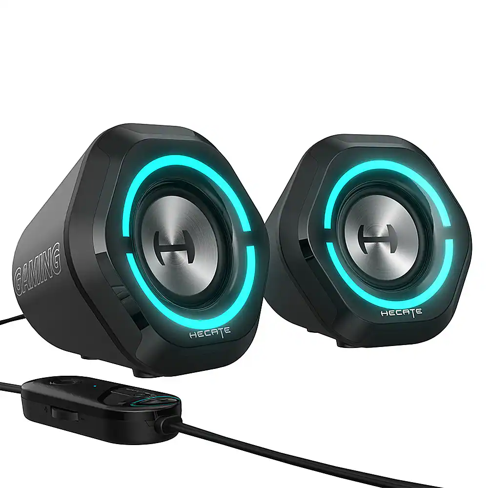 Edifier - G1000 2.0 Bluetooth Gaming Speakers with RGB Lighting (2-Piece) - Black - Image 9