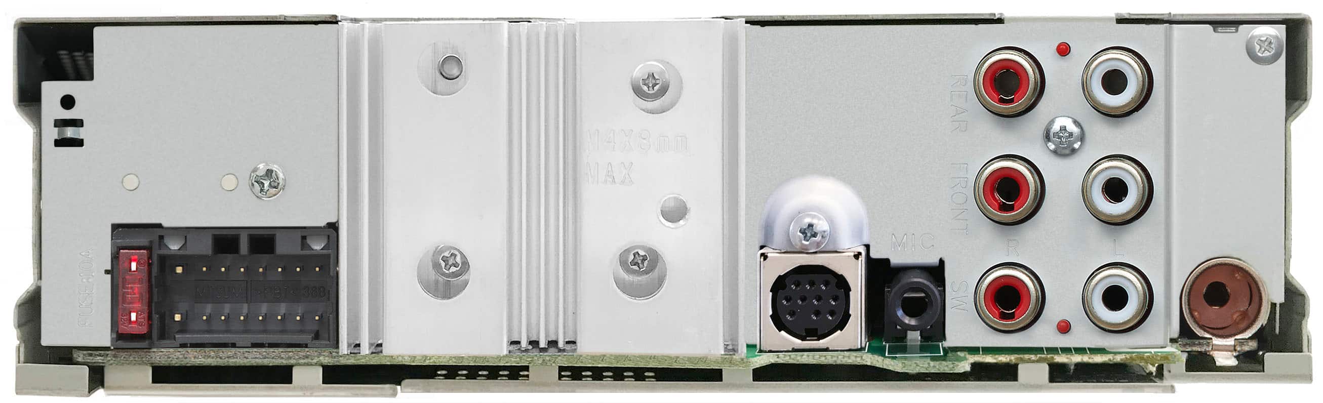 Kenwood - Bluetooth CD/Digital Media (DM) Receiver and Satellite Radio-Ready with Detachable Faceplate - Black - Image 3