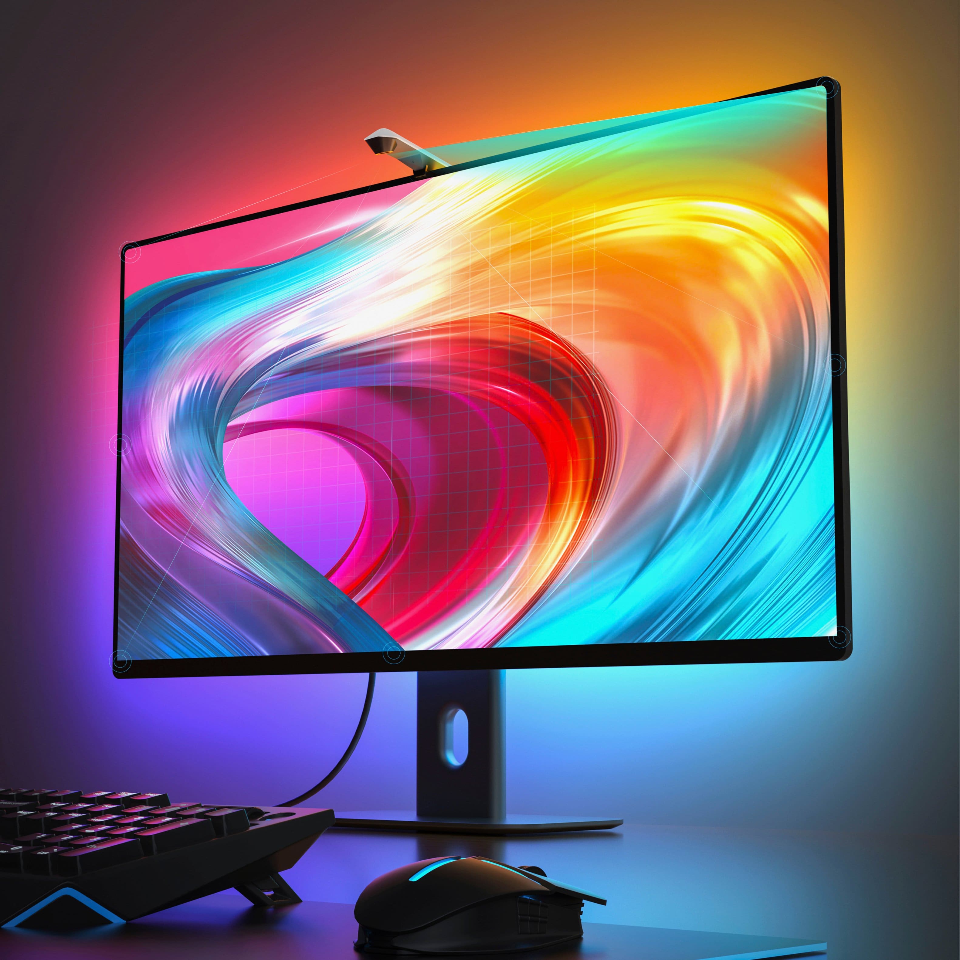 Govee - DreamView G1S Gaming Light for "24-32" Monitors - Multi - Image 2