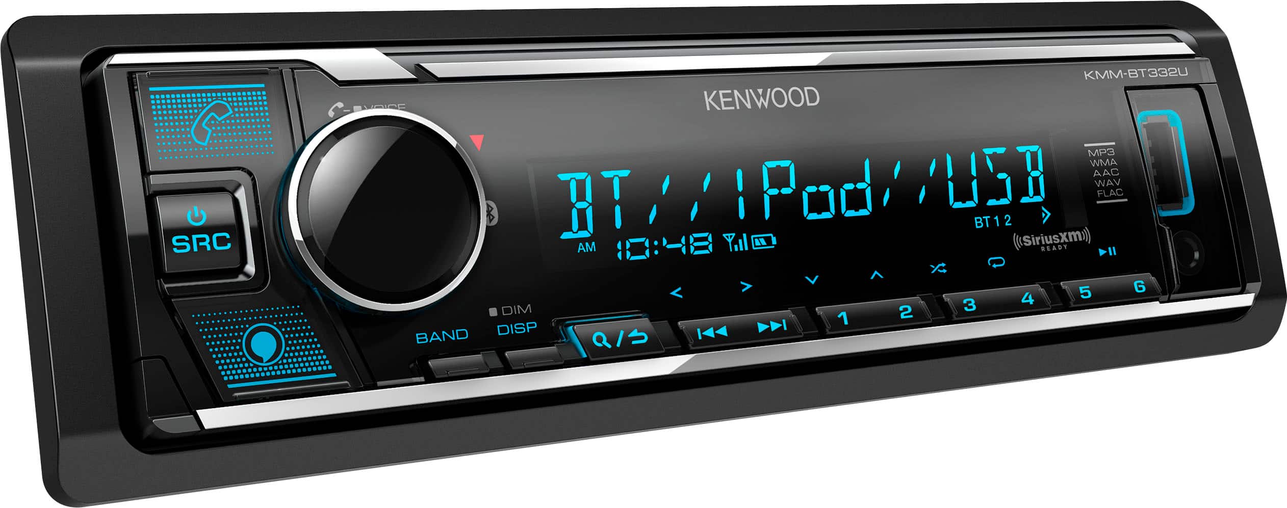 Kenwood - Bluetooth Digital Media (DM) Receiver with Alexa Built-In and Satellite Radio-Ready - Black - Image 2