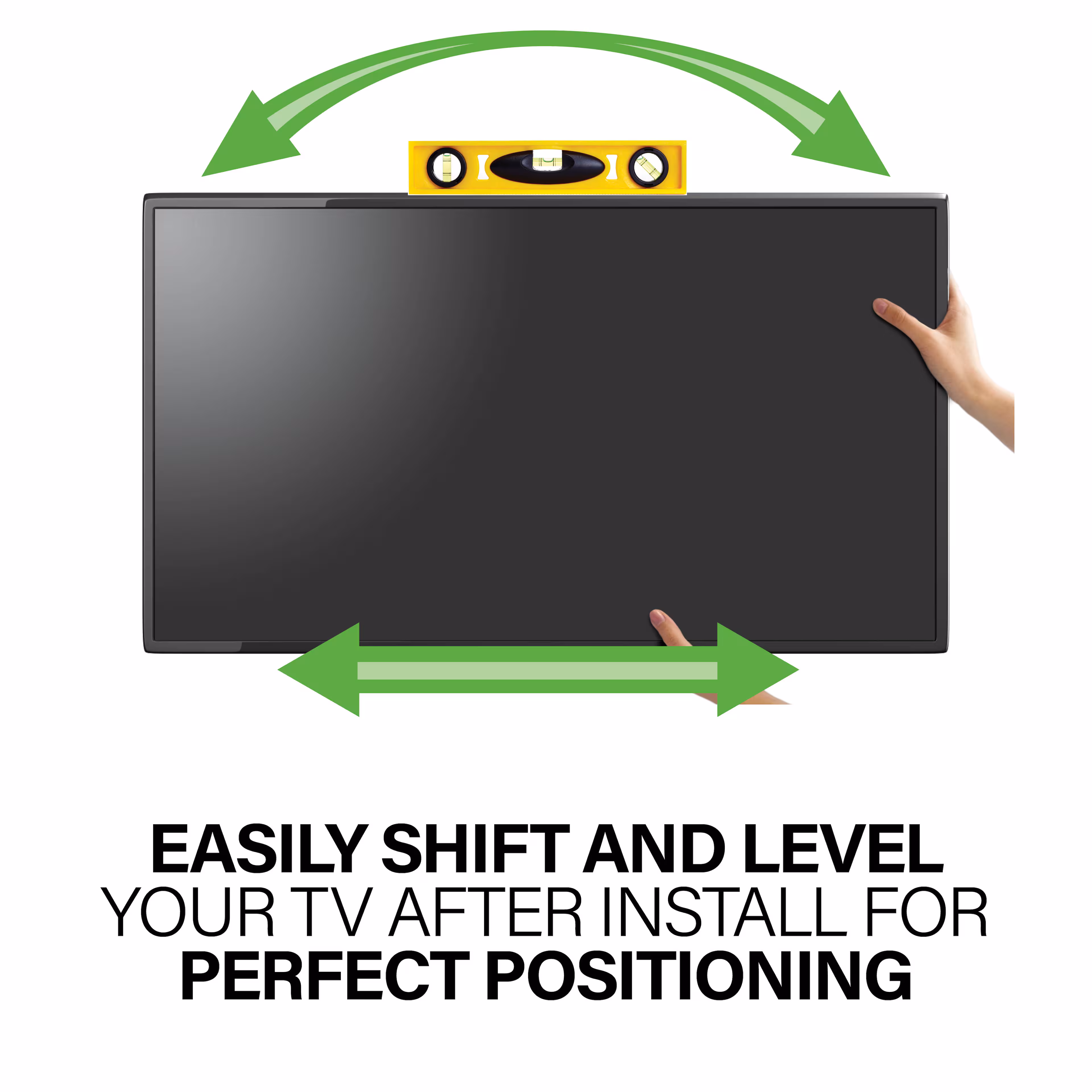 SANUS Elite - Super Slim Full-Motion TV Wall Mount for TVs 40"-90" - Low Profile - Sits 1.6" From the Wall With 20" of Extension - Black - Image 12