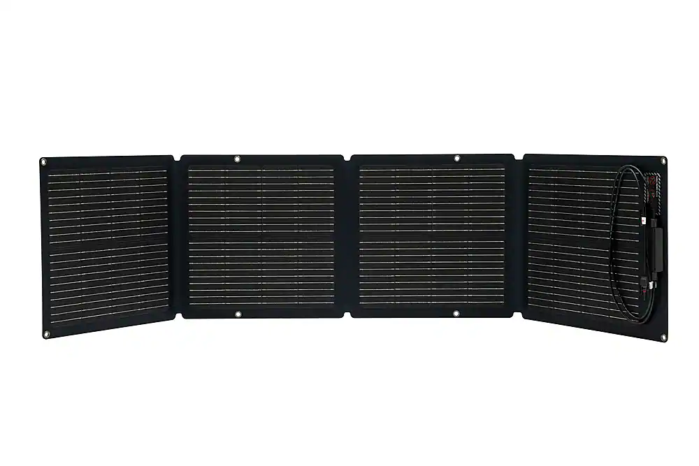 EcoFlow - Foldable 110W Solar Panel - Black