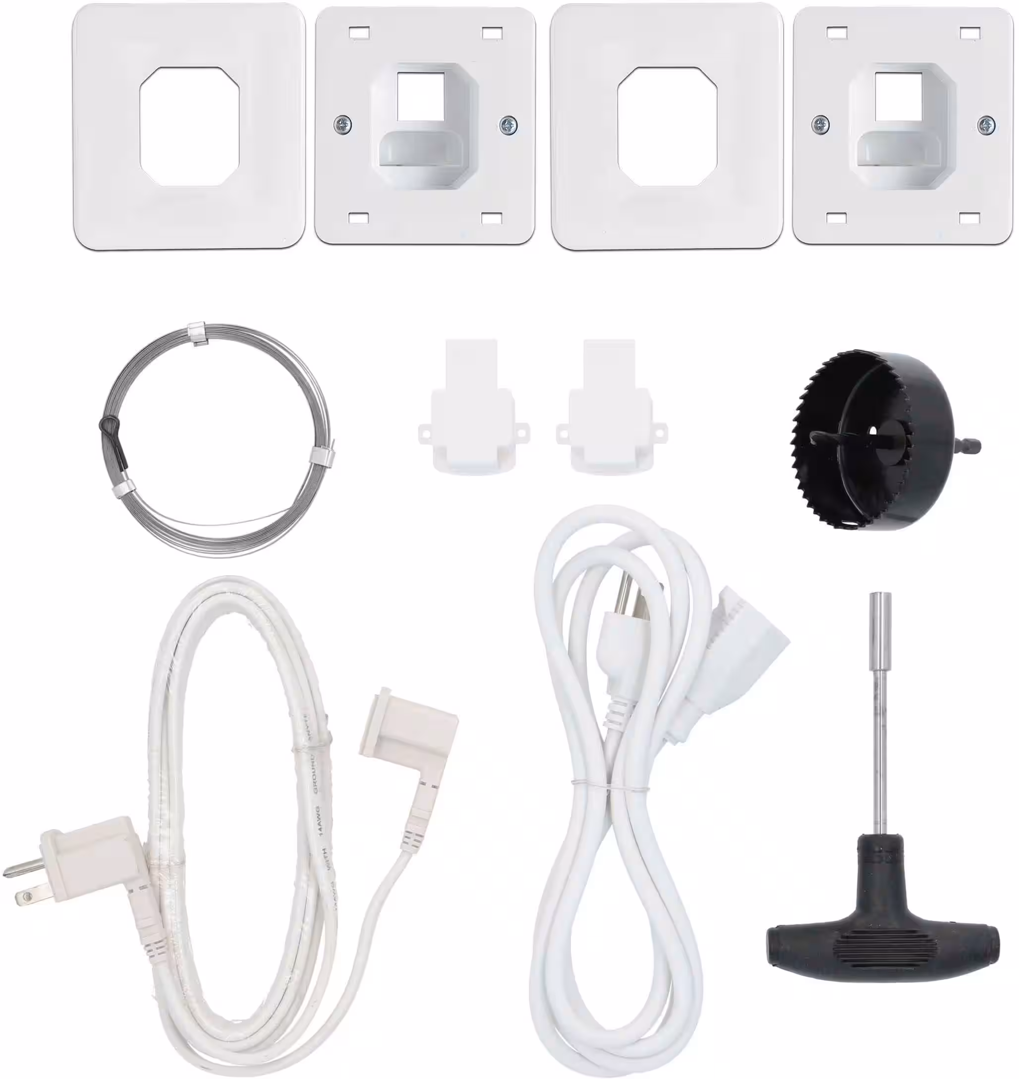 Metra - Helios In-Wall Power Outlet Relocation Kit - Multi
