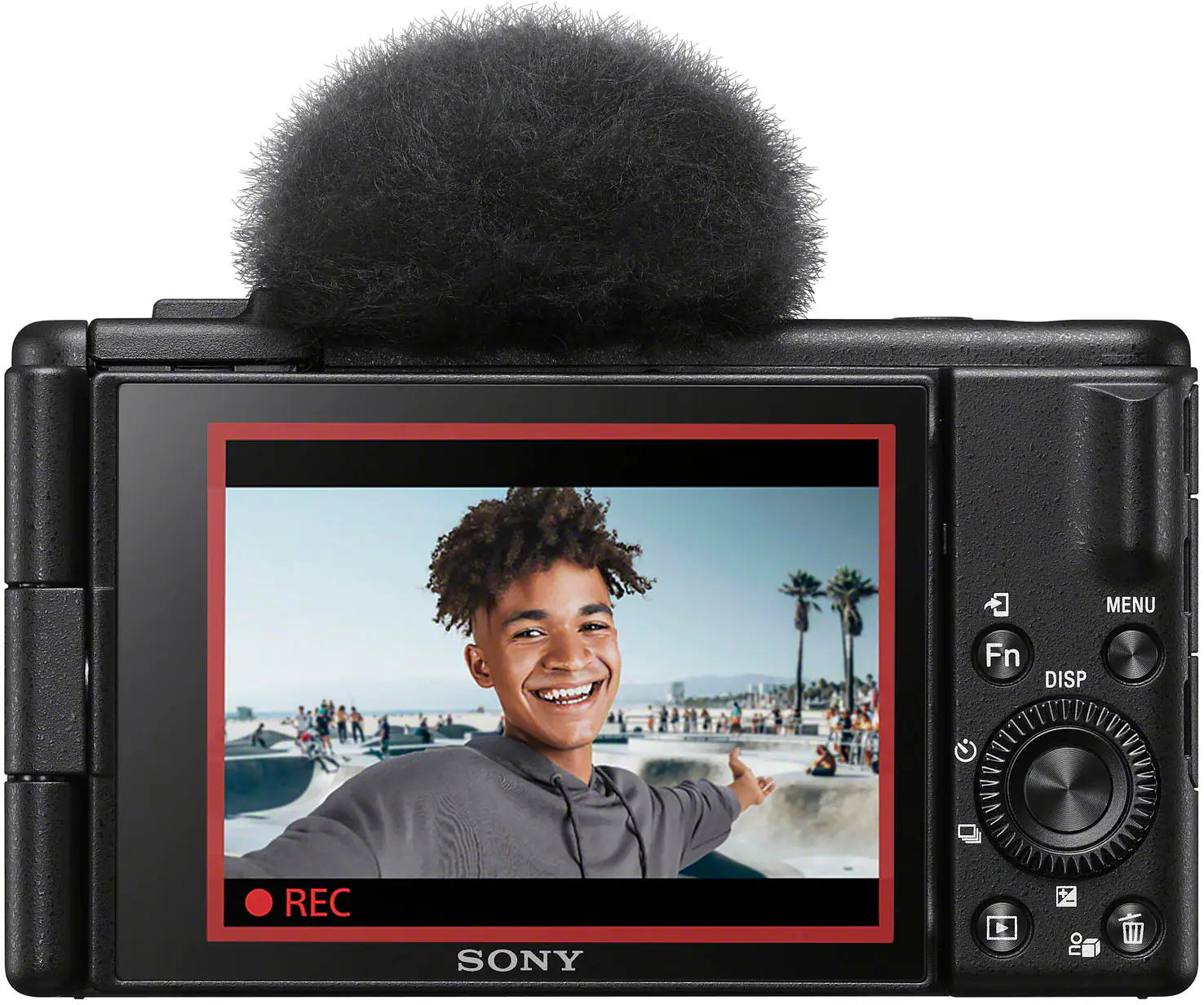 Sony - ZV-1F Vlog Camera for Content Creators and Vloggers - Black - Image 4
