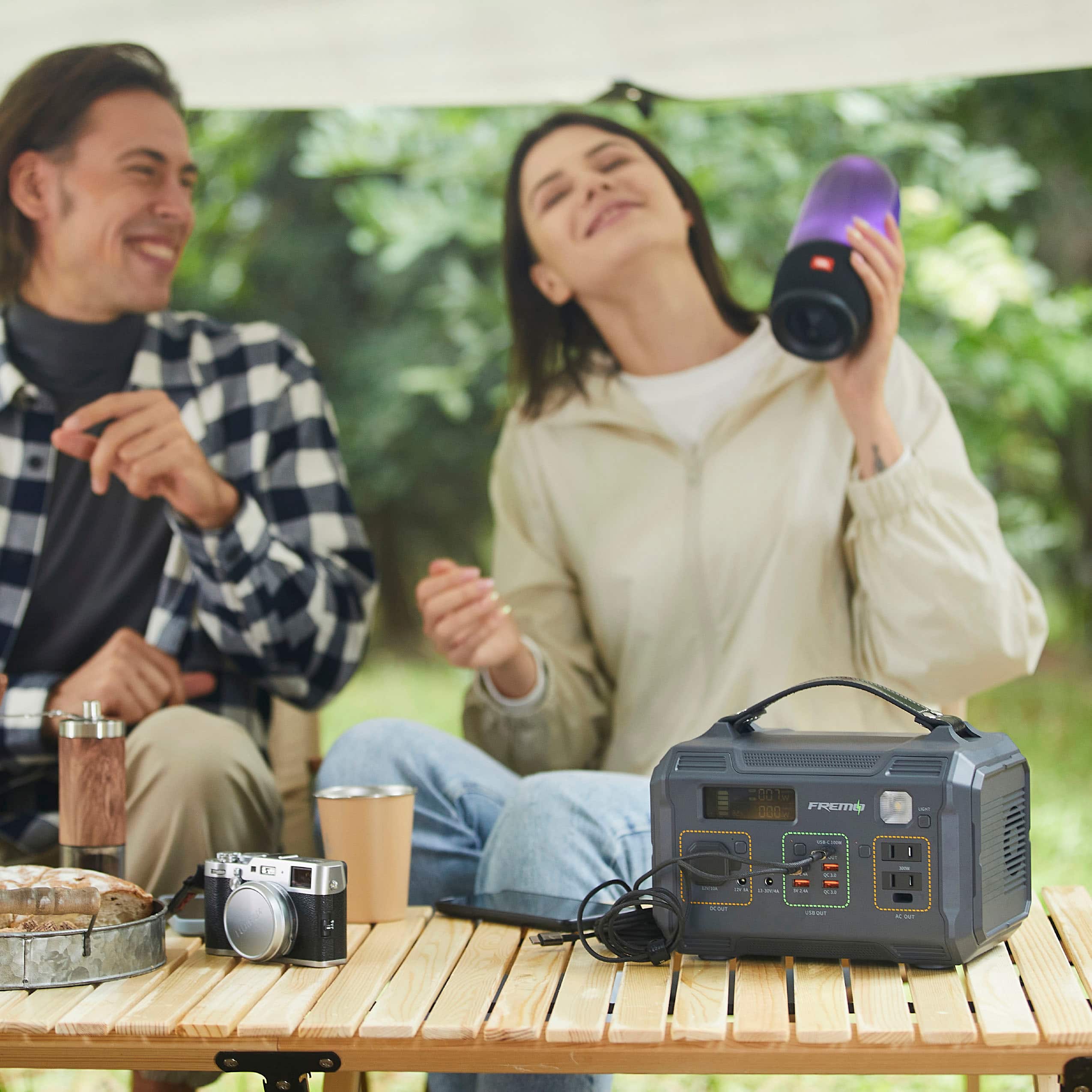 Fremo - X300 276 Watt Battery Powered Portable Generator (276 Wh Capacity) - Grey - Image 13
