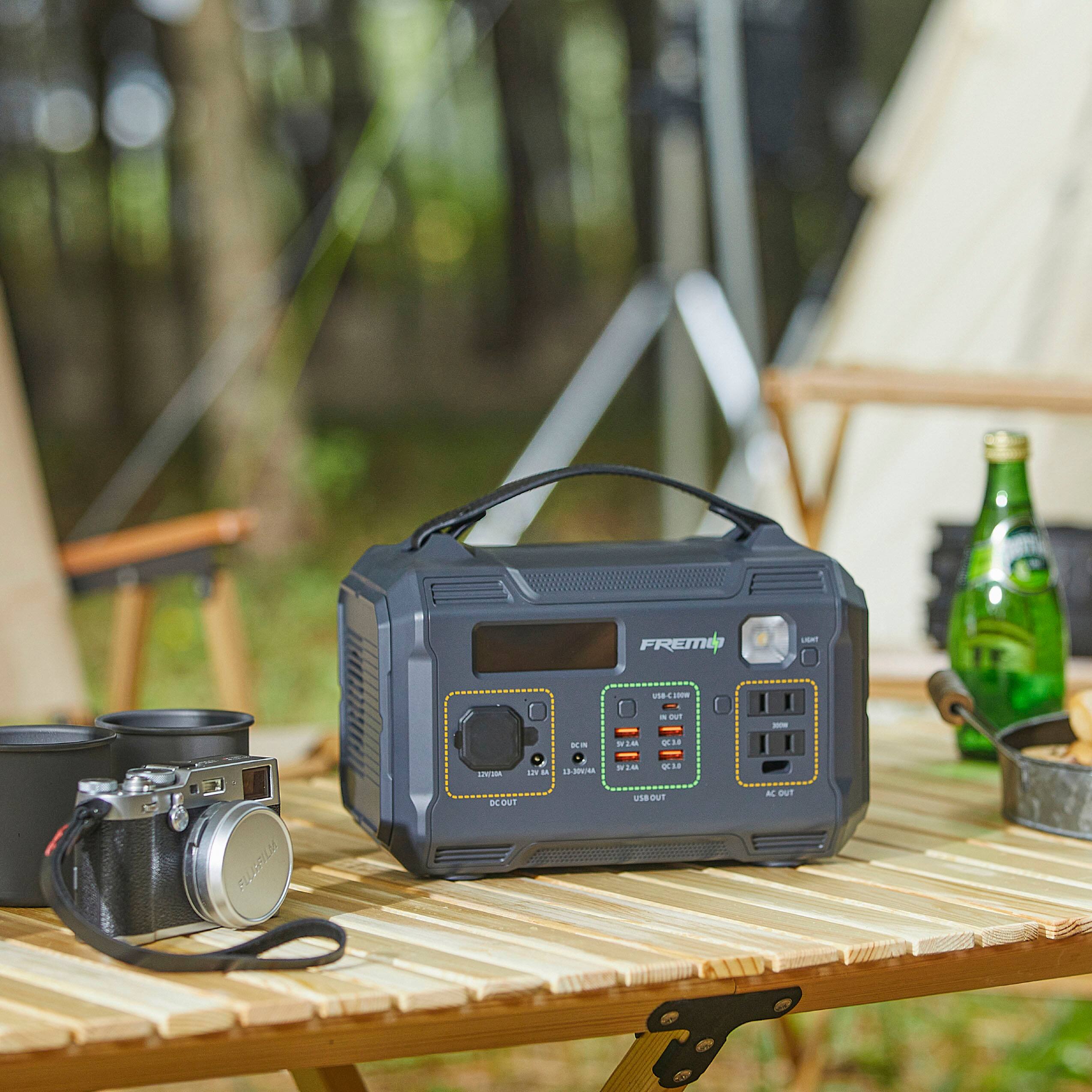 Fremo - X300 276 Watt Battery Powered Portable Generator (276 Wh Capacity) - Grey - Image 17