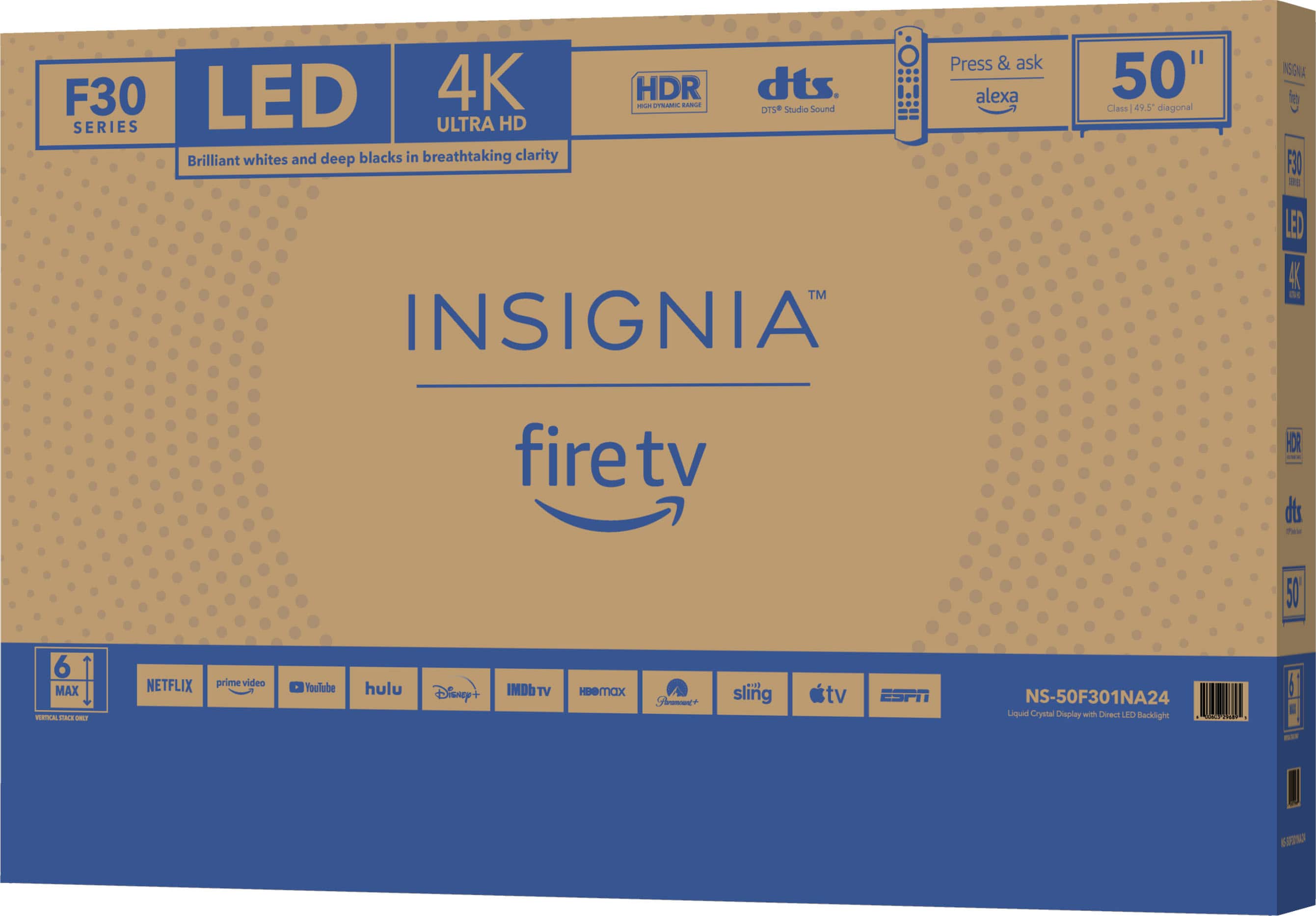 Insignia™ - 50" Class F30 Series LED 4K UHD Smart Fire TV - Image 10