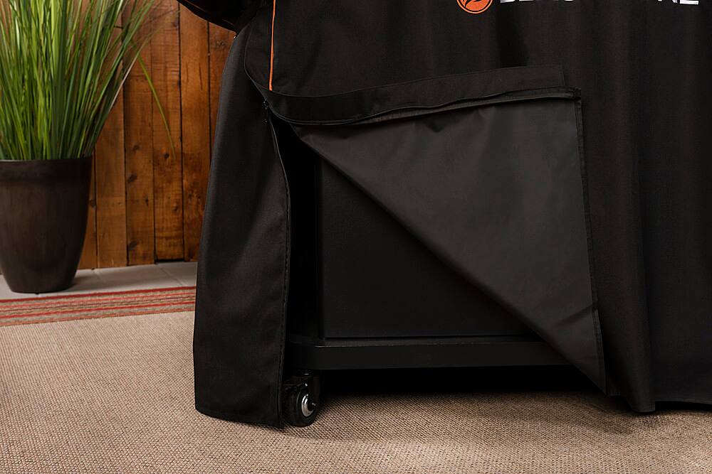 Blackstone - Weather-resistant 36-in. Patio Griddle Cover with Zippers and Adjustable Straps - Black - Image 4