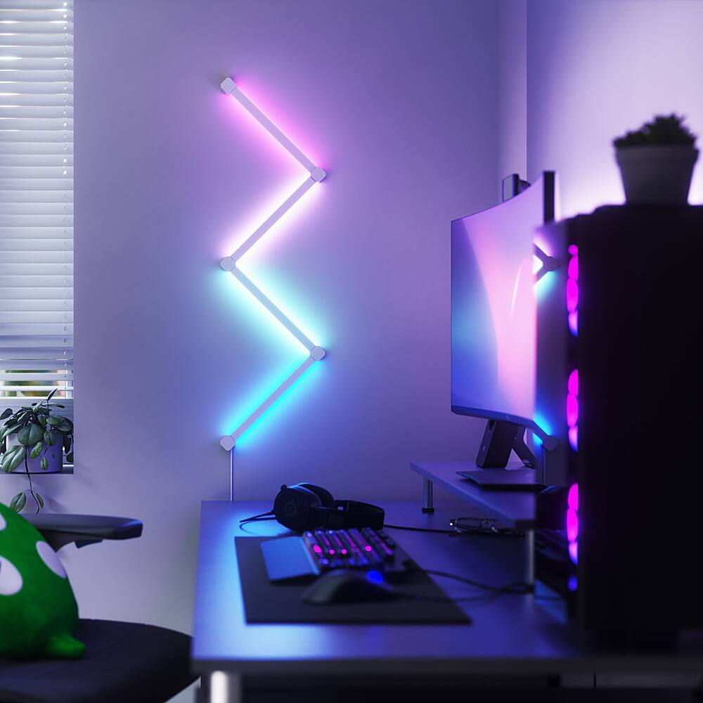 Nanoleaf - Lines 90 Degrees Smarter Kit (4 Light Lines) - Multicolor - Image 2