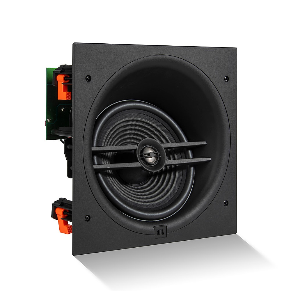 JBL - Stage Angled In-Ceiling Loudspeaker with 1" Aluminum Dome Tweeter and 8" Polycellulose Cone Woofer - black - Image 2