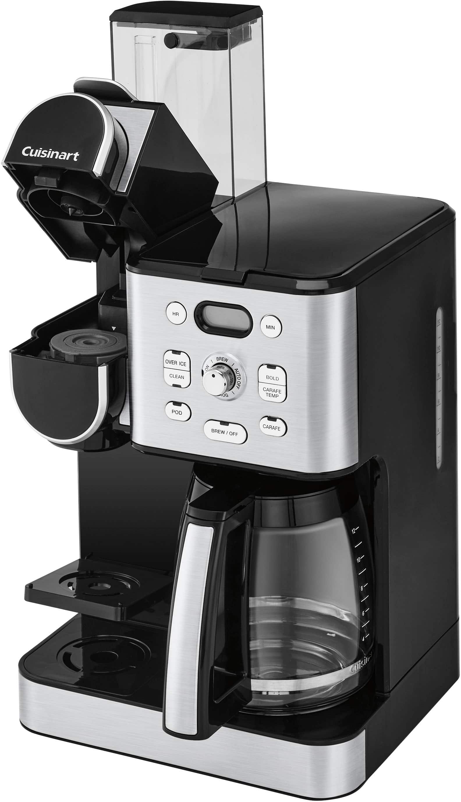 Cuisinart - 12 Cup 2-In-1 Coffee Center Coffeemaker - Black Stainless - Image 3