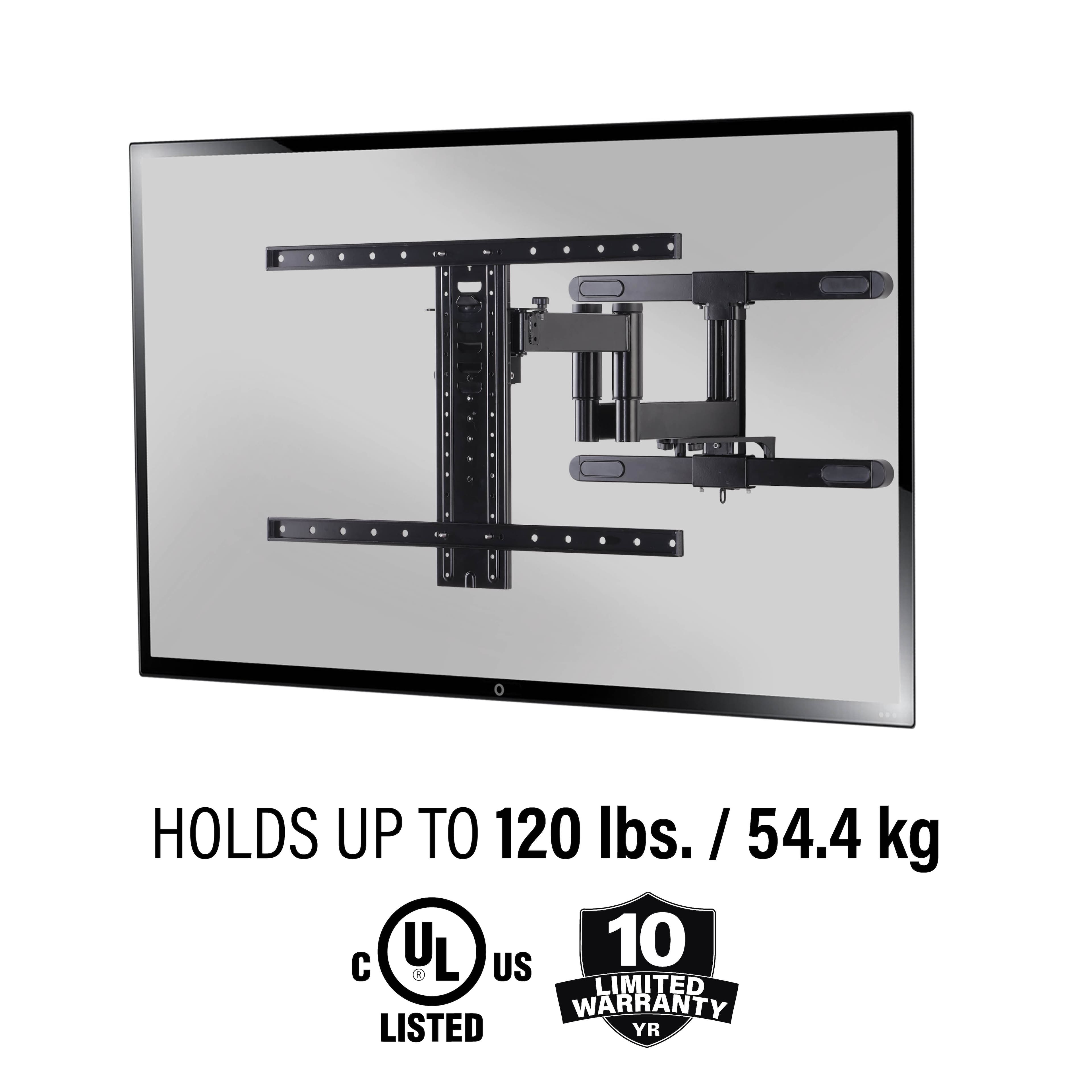 Sanus - Premium Outdoor Full-Motion Mount for TVs 40"-85" - Black - Image 9