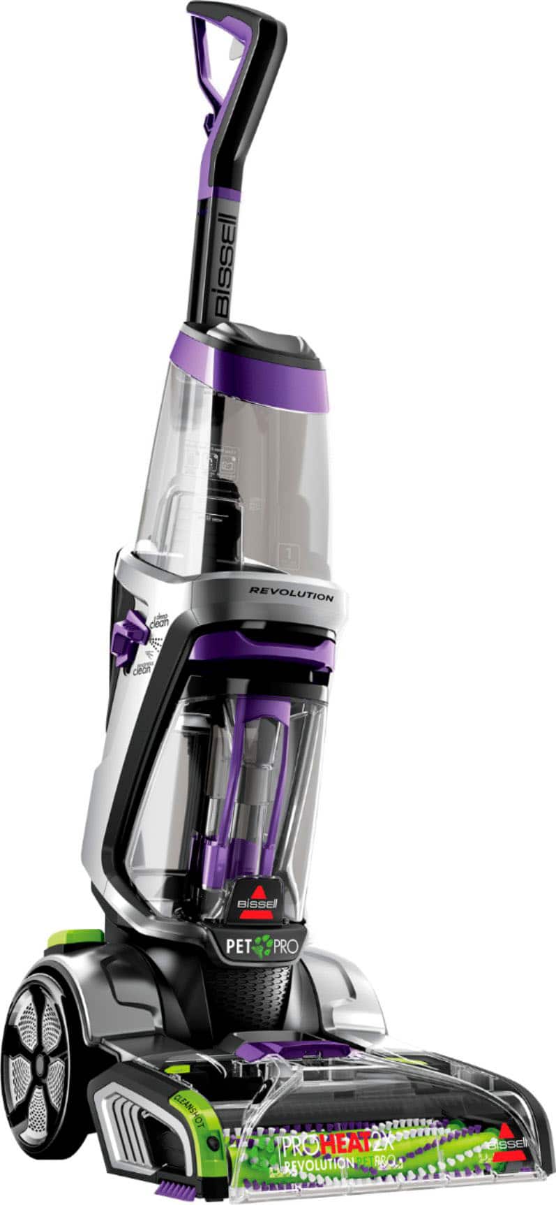 BISSELL - ProHeat 2X Revolution Pet Pro Plus Corded Upright Carpet Deep Cleaner - silver/purple - Image 2