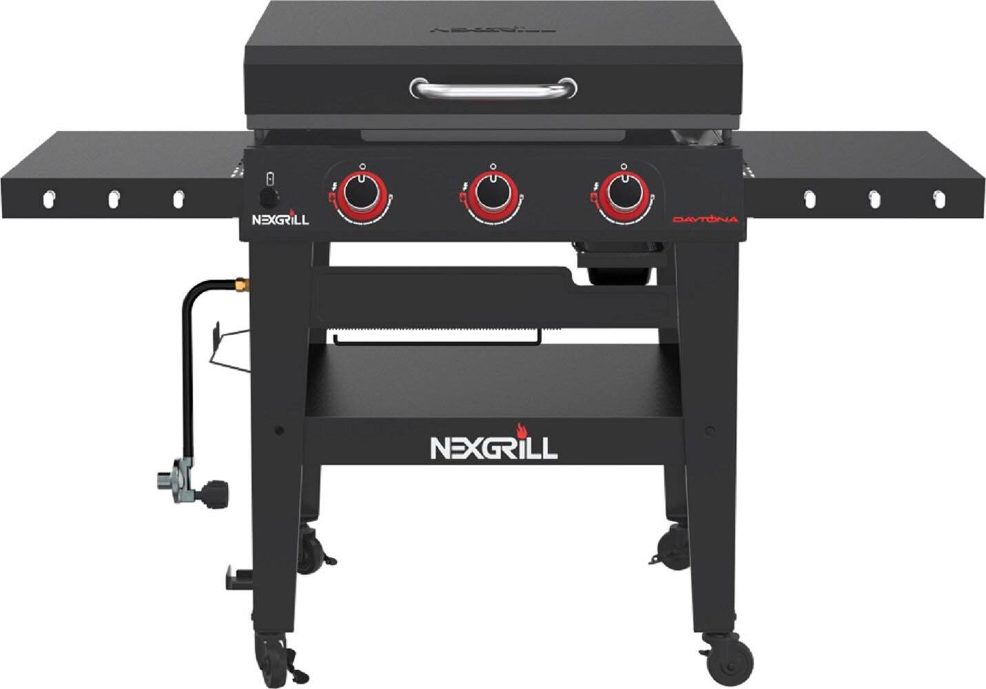Nexgrill - Daytona Stainless Steel Gas Griddle - Black - Image 2