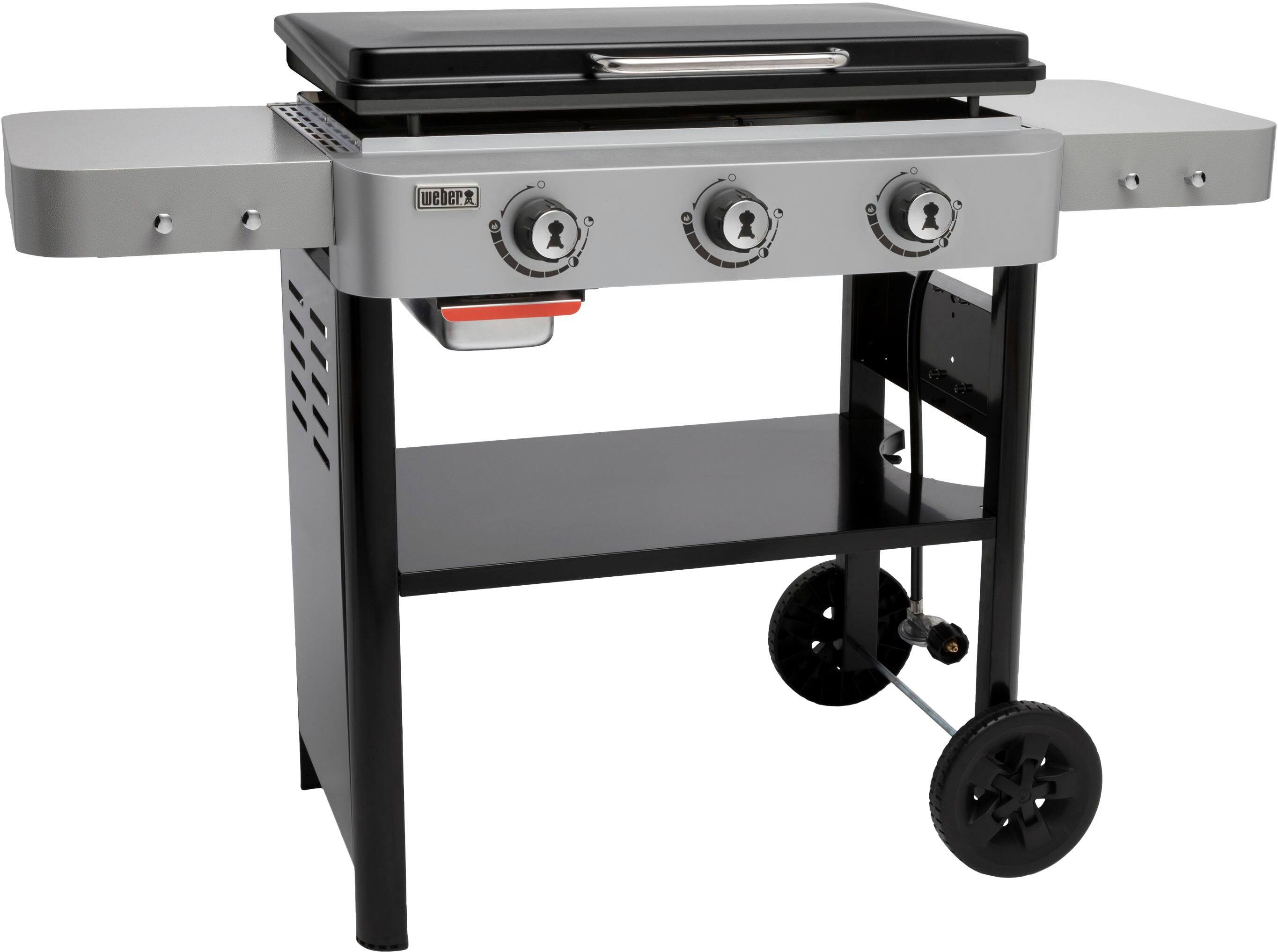 Weber - 28" Outdoor Gas Griddle - Black - Image 3