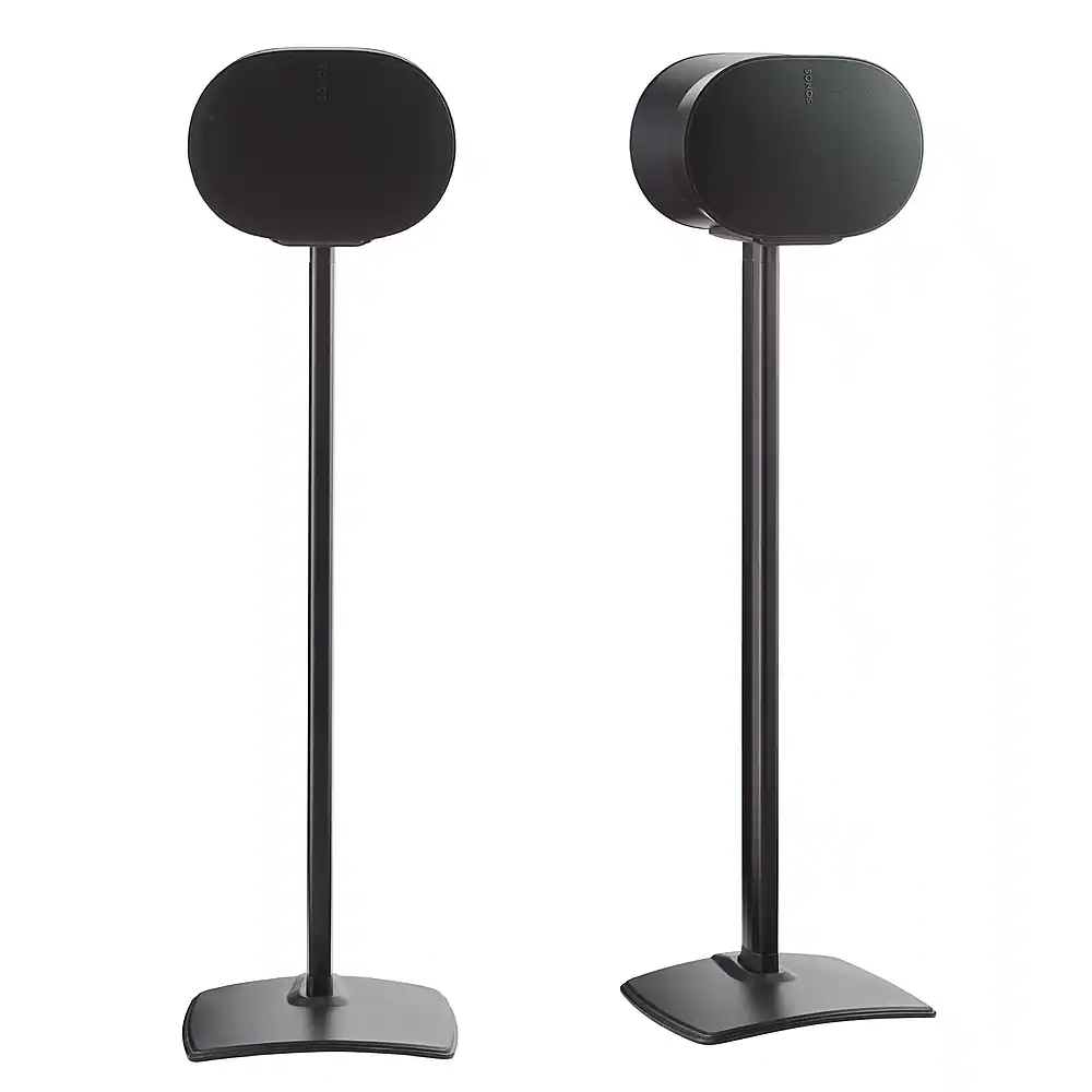 Sanus - Wireless Speaker Stands for Sonos Era 300 (Pair) - Black