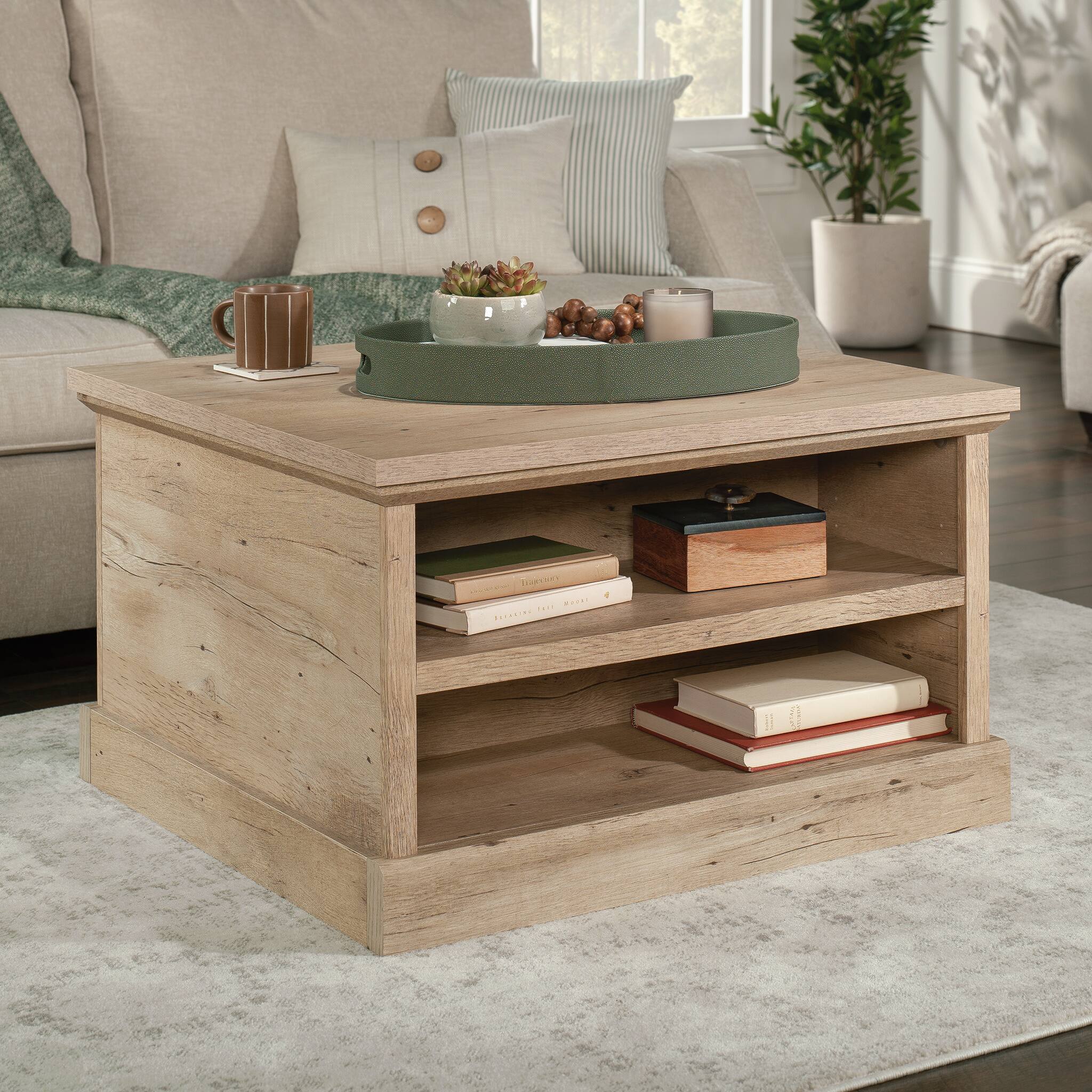 Sauder - Aspen Post Coffee Table Pmo - Prime Oak - Image 4