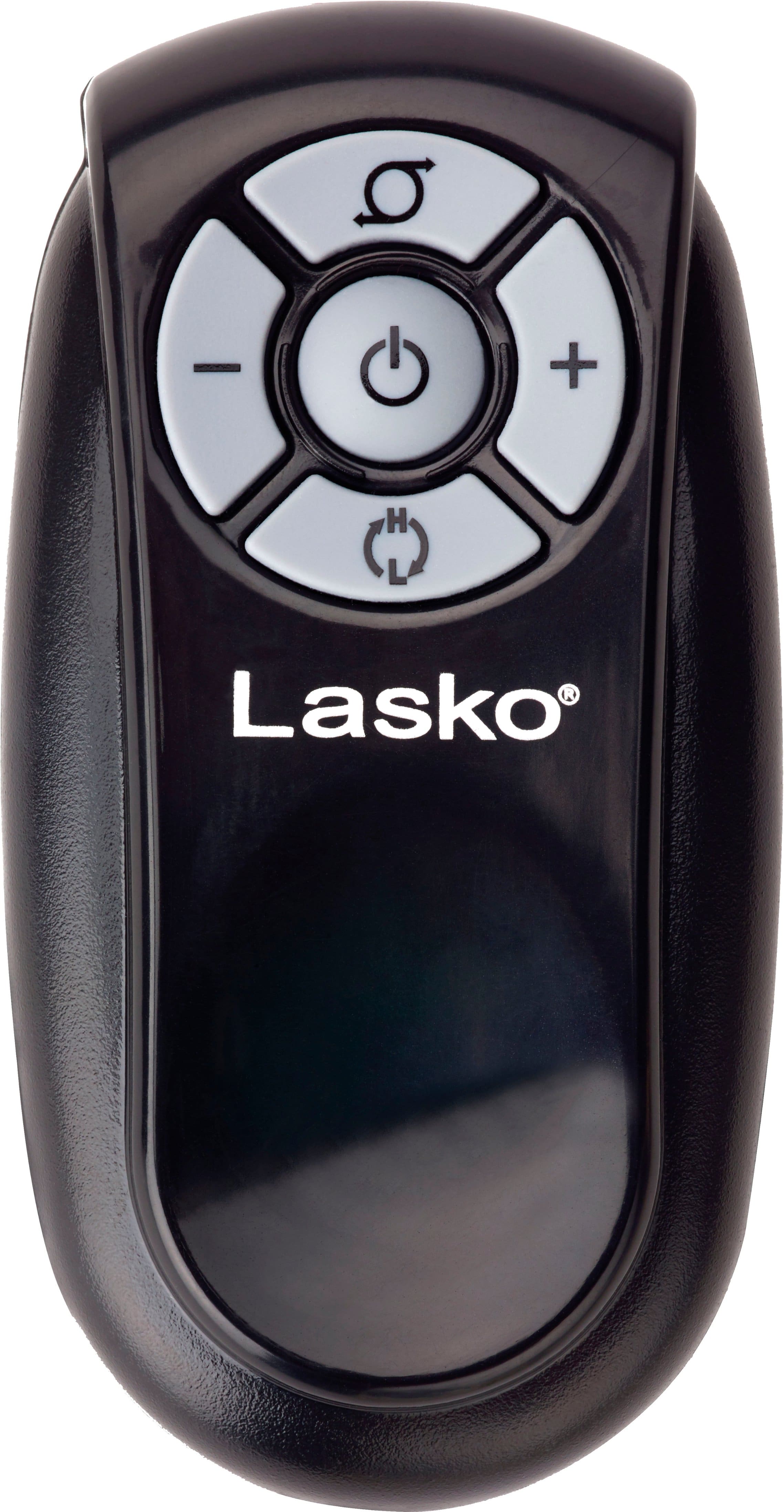 Lasko - 1500-Watt Full-Circle Warmth Ceramic Tower Space Heater with Remote Control - Black - Image 5