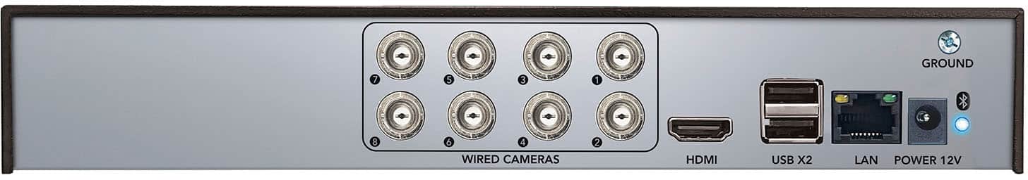 Night Owl - 12 Channel 8 Camera Wired 2K 1TB DVR Security System with 2-way Audio - White - Image 2