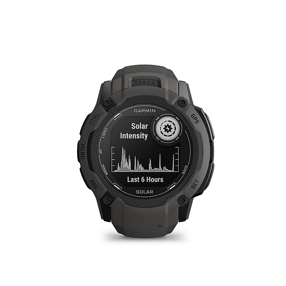 Garmin - Instinct 2X Solar Smartwatch 50 mm Fiber-reinforced Polymer - Gray - (2023) - Image 3