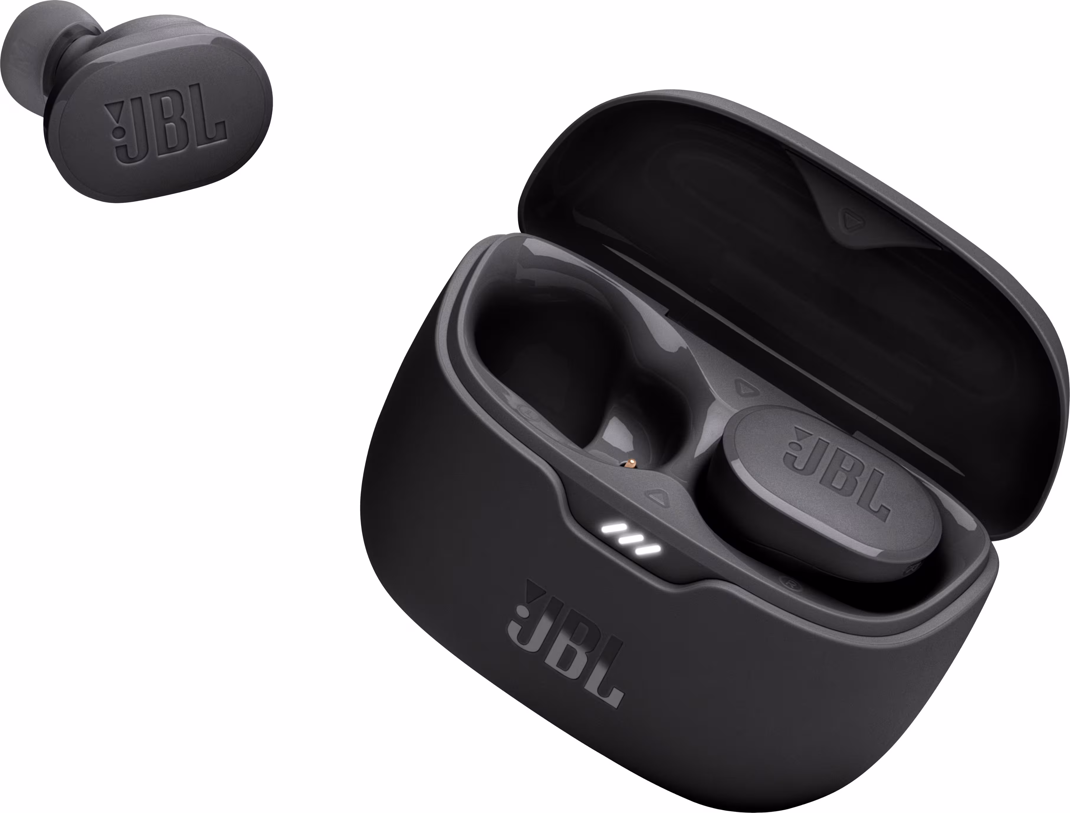 JBL - Tune Buds True Wireless Noise Cancelling Earbuds - Black - Image 2