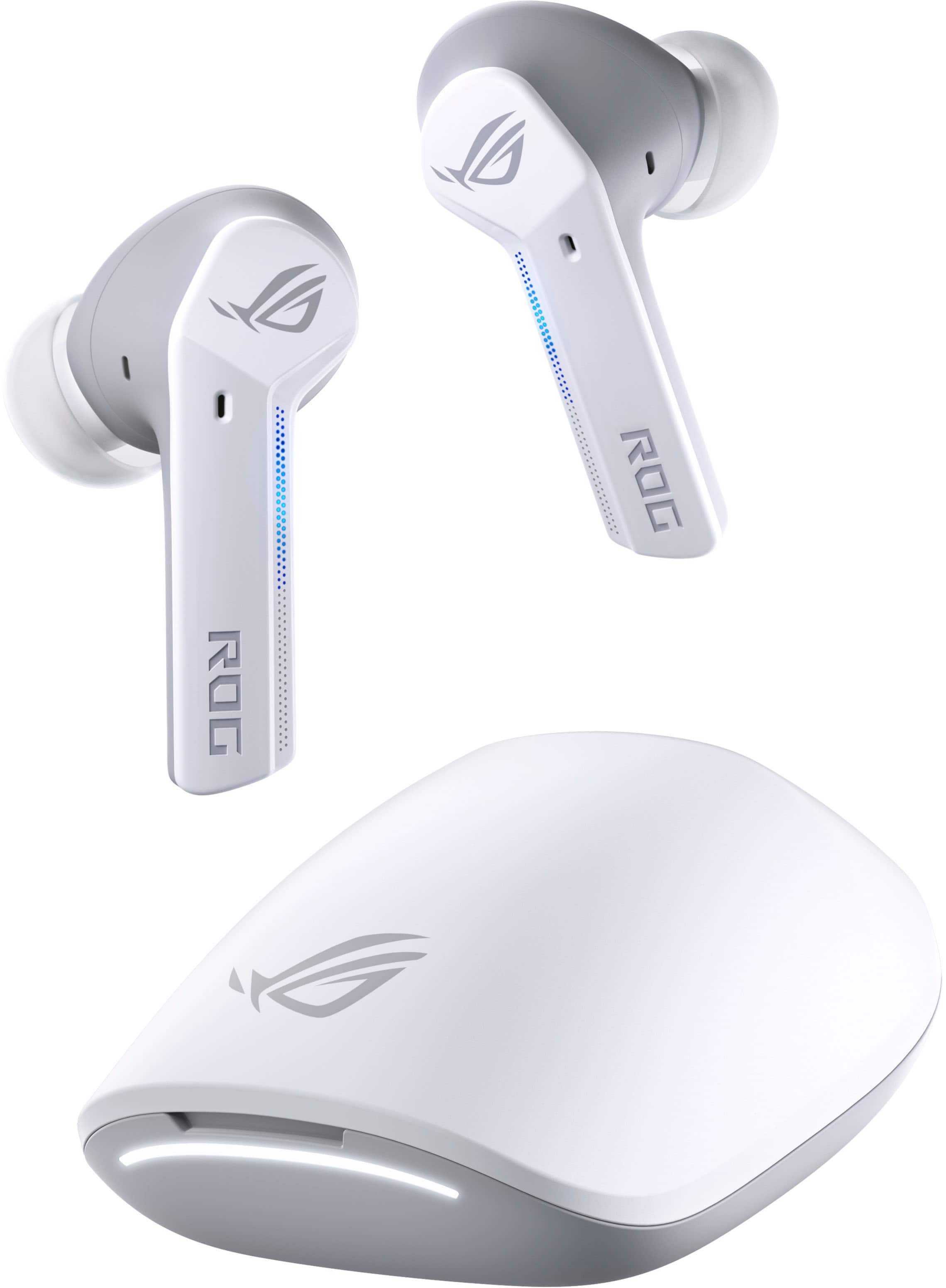 ASUS - ROG CETRA True Wireless In-Ear Gaming Earbuds - White - Image 2